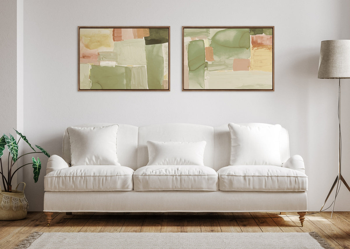 Sylvie United Colors III and IV Framed Canvas Art Set by Amy Lighthall