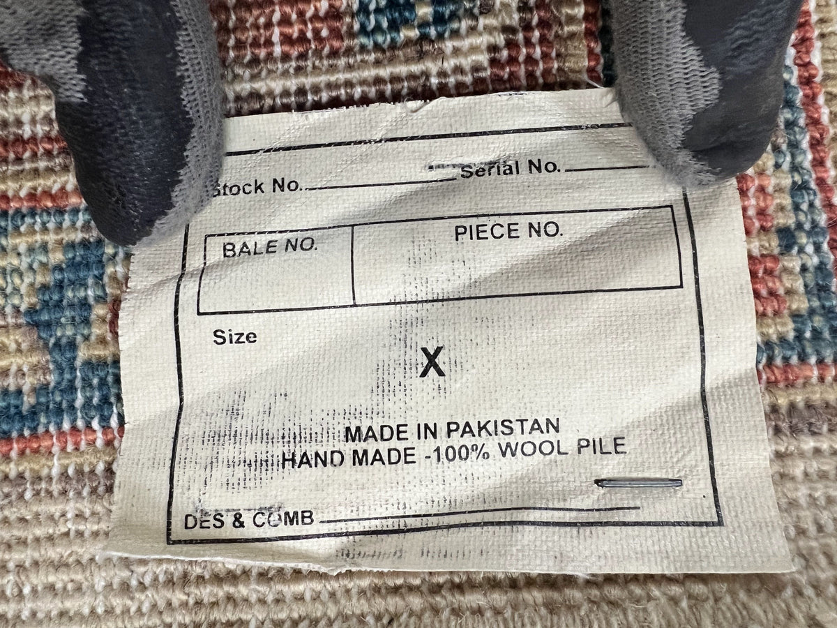 Peshawar Rug 5x7, Wool Hand Knotted Handmade Vintage Carpet, Serapi Design, Pakistani Rug 5 x 7 ft, Medium Sized, Geometric Rug - Jewel Rugs, view 11