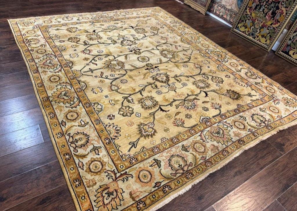 Turkish Oushak Rug 8x10, Vintage Wool Carpet - Jewel Rugs, view 13