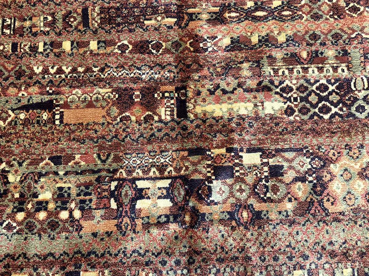 Couristan Rug 8x11 Brown Contemporary Wool Belgium Power Loomed Carpet - Jewel Rugs, view 5