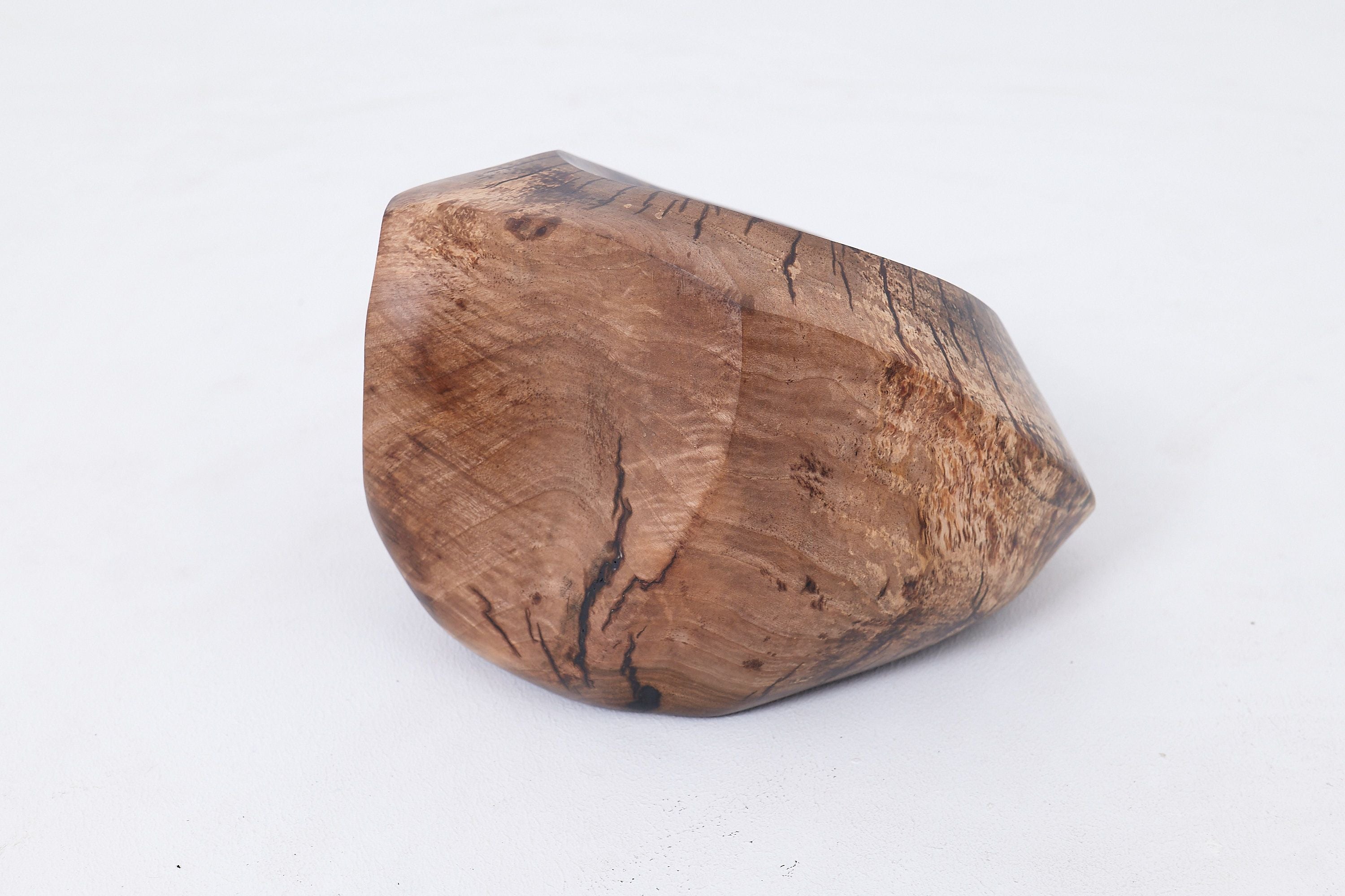 Still Stand Abstract Wood Sculpture, Chainsaw Carved, Walnut, - image 10