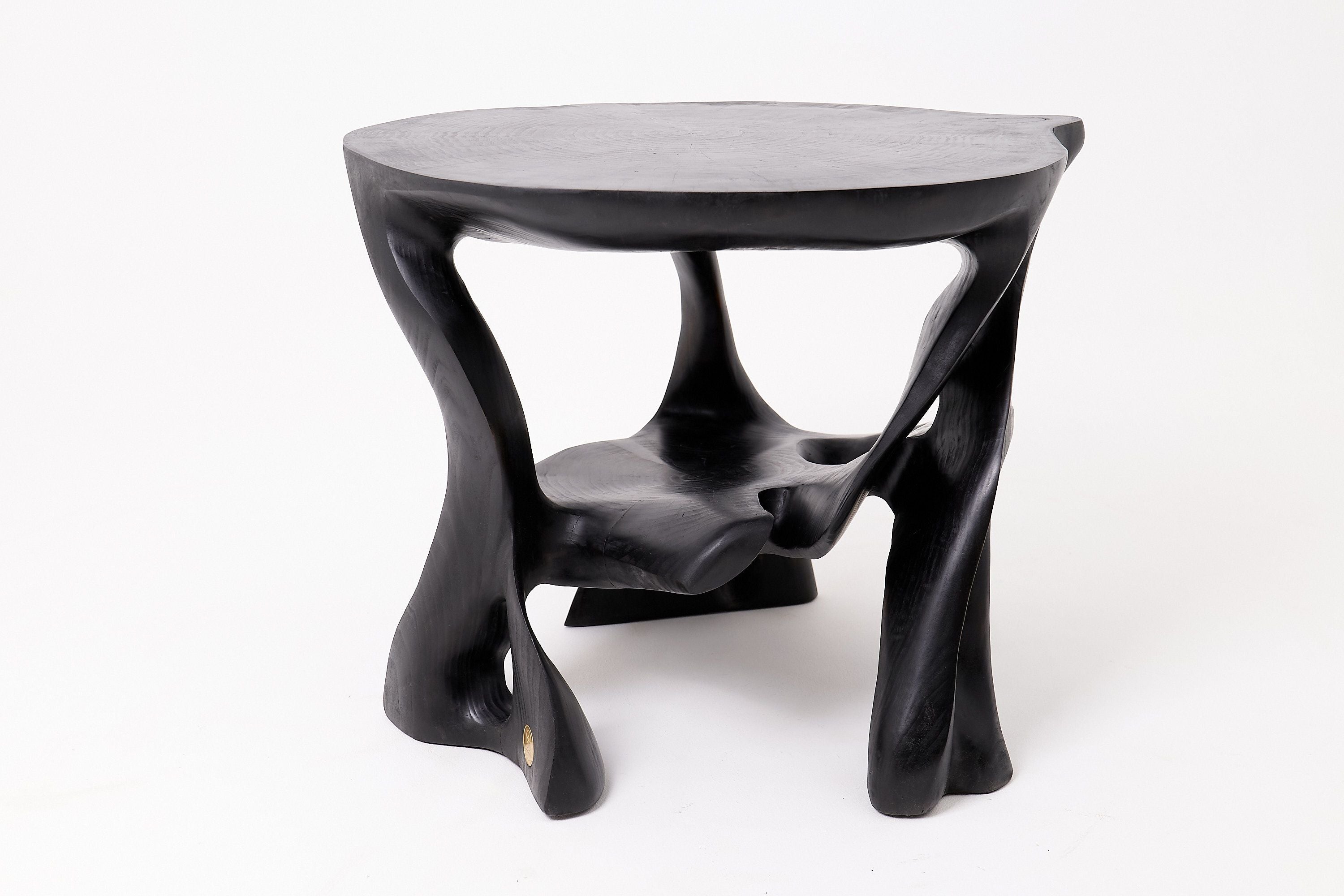 Sculptural Coffee Table, Solid Wood, Contemporary Design, Handmade - image 2