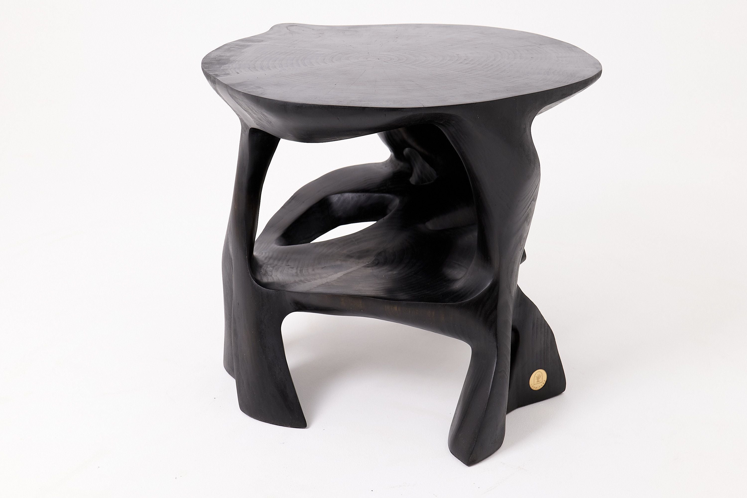 Sculptural Coffee Table, Solid Wood, Contemporary Design, Handmade - image 12