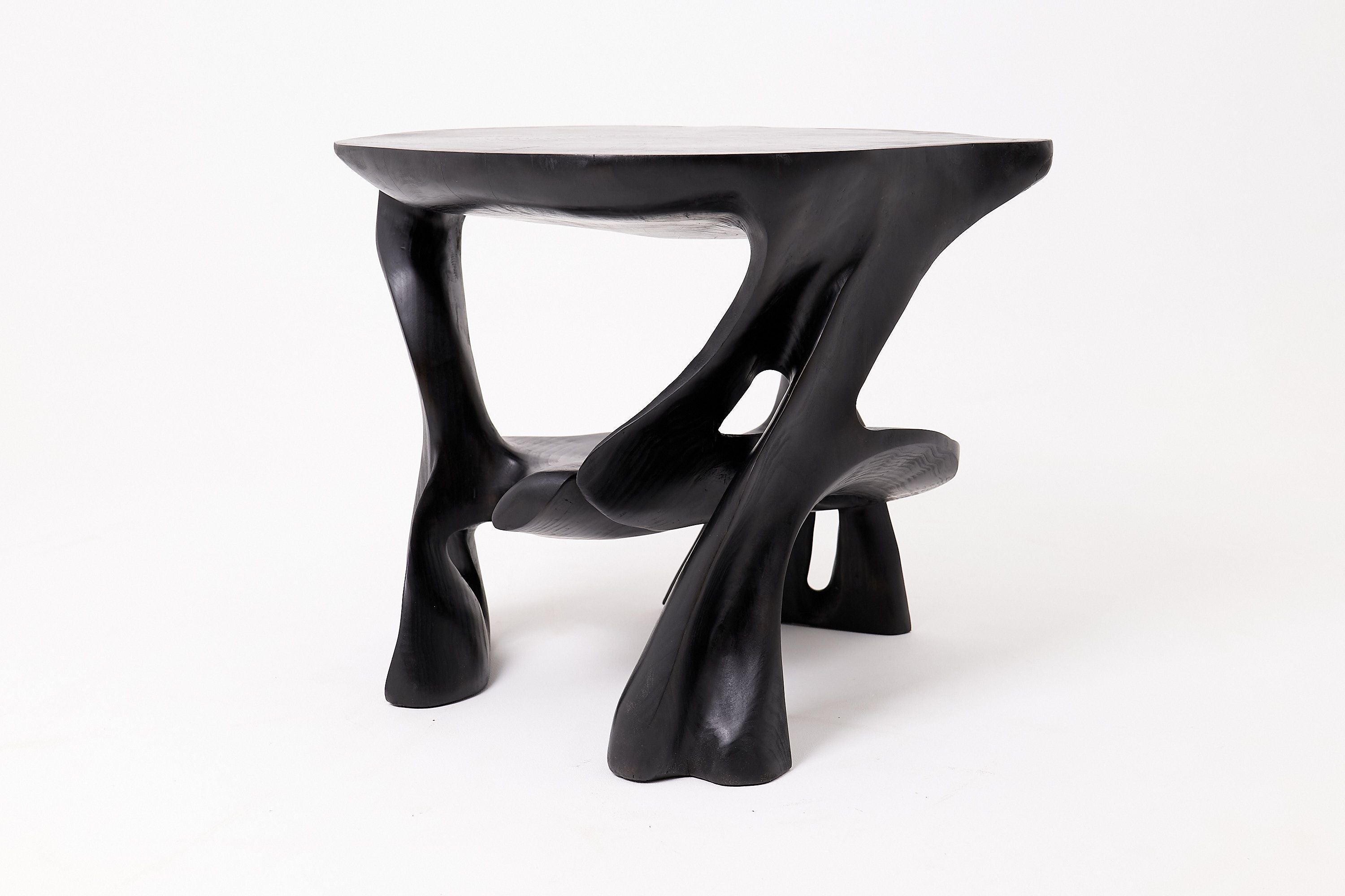 Sculptural Coffee Table, Solid Wood, Contemporary Design, Handmade - image 3
