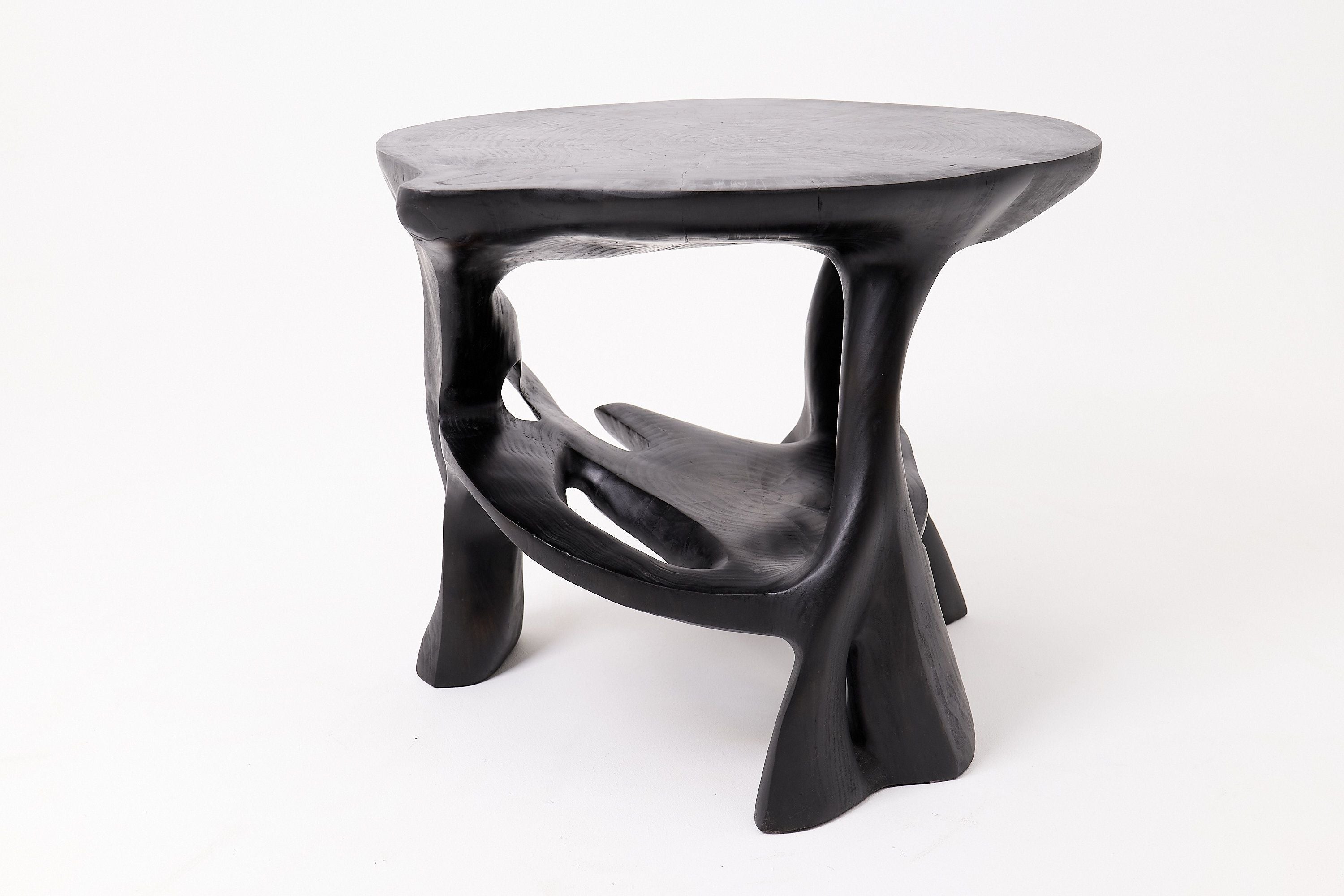 Sculptural Coffee Table, Solid Wood, Contemporary Design, Handmade - image 7