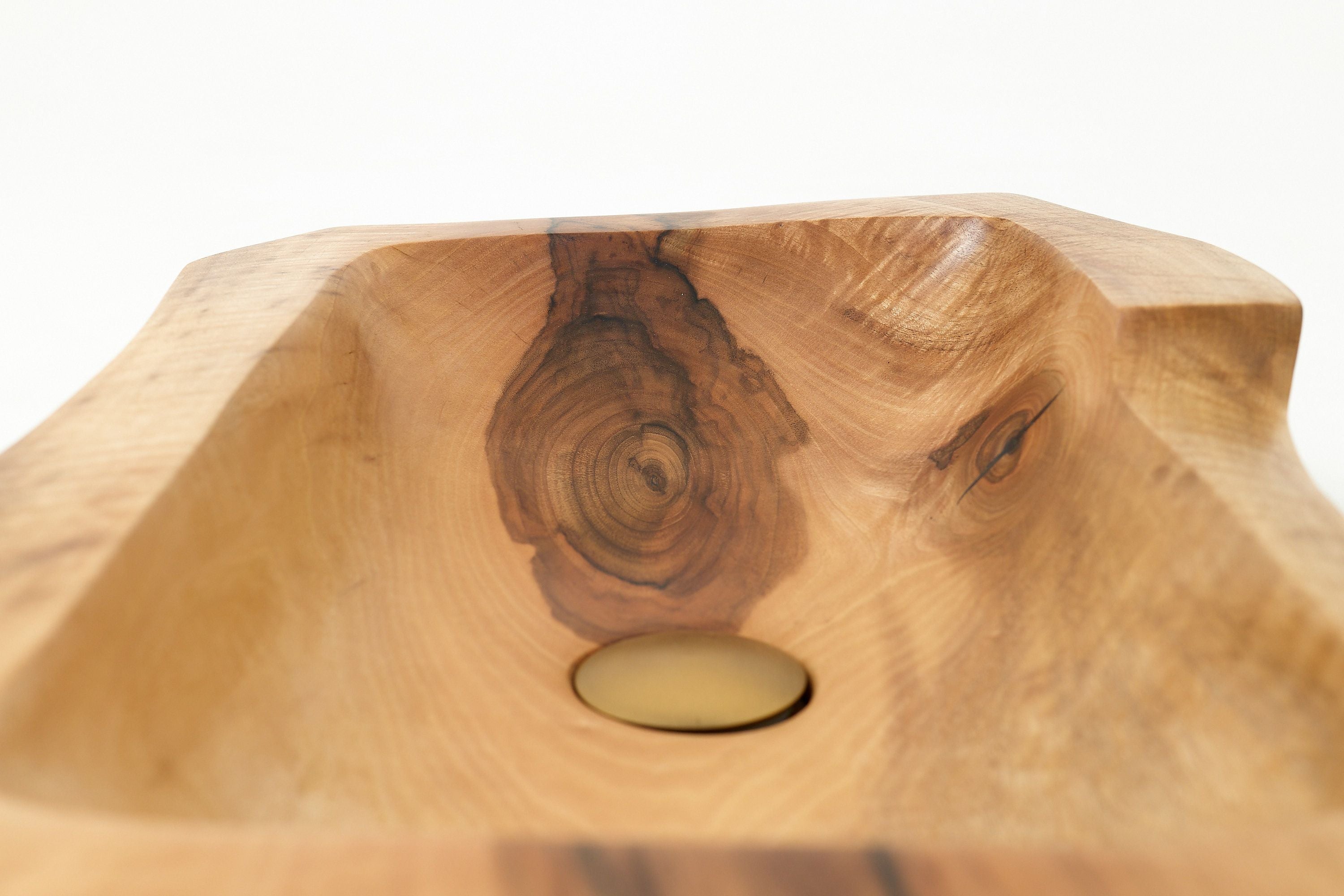 Live Edge Wood Bathroom Sink, Basin, Solid Wood, Walnut, Handmade - image 8