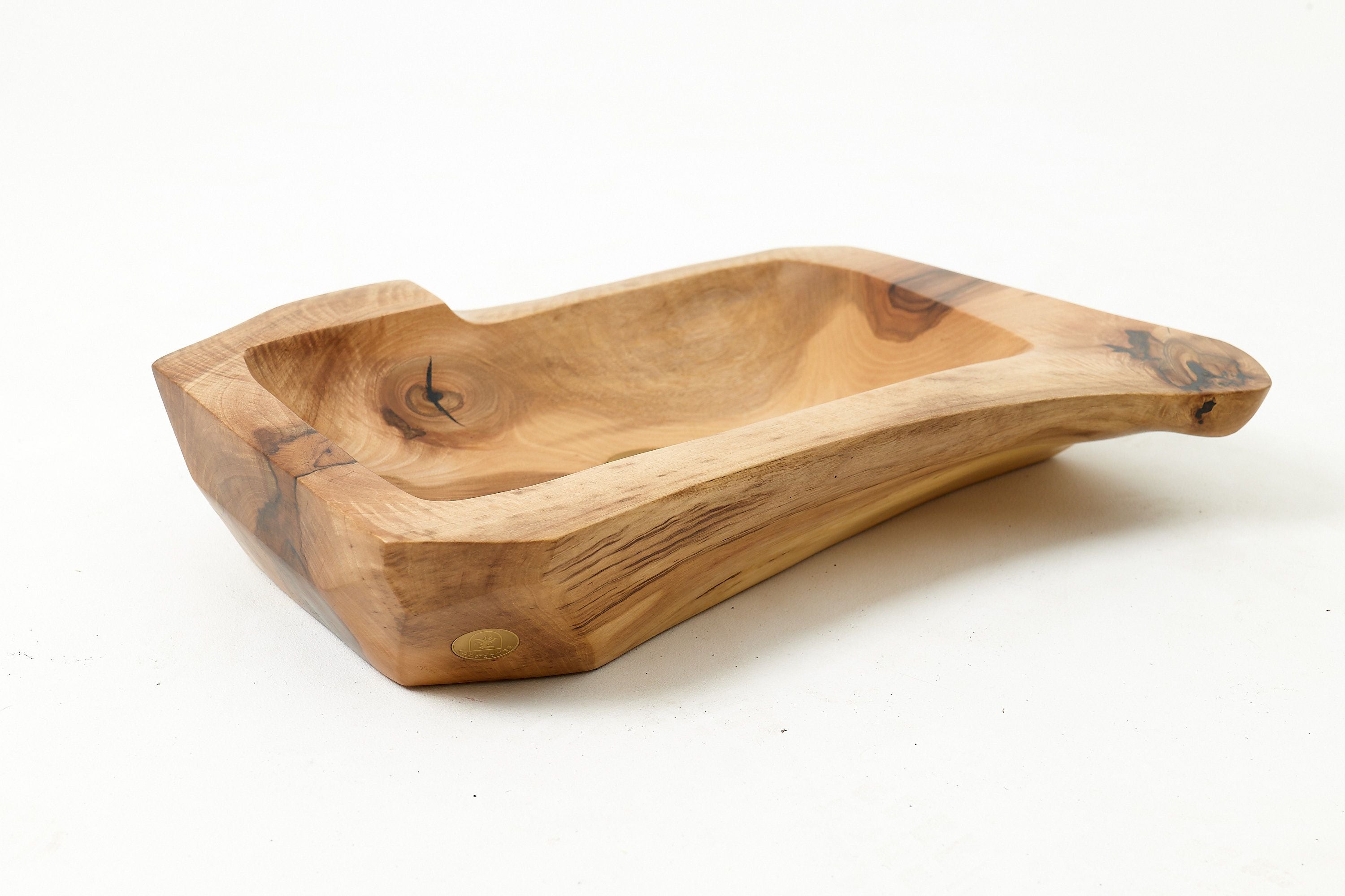 Live Edge Wood Bathroom Sink, Basin, Solid Wood, Walnut, Handmade - image 15