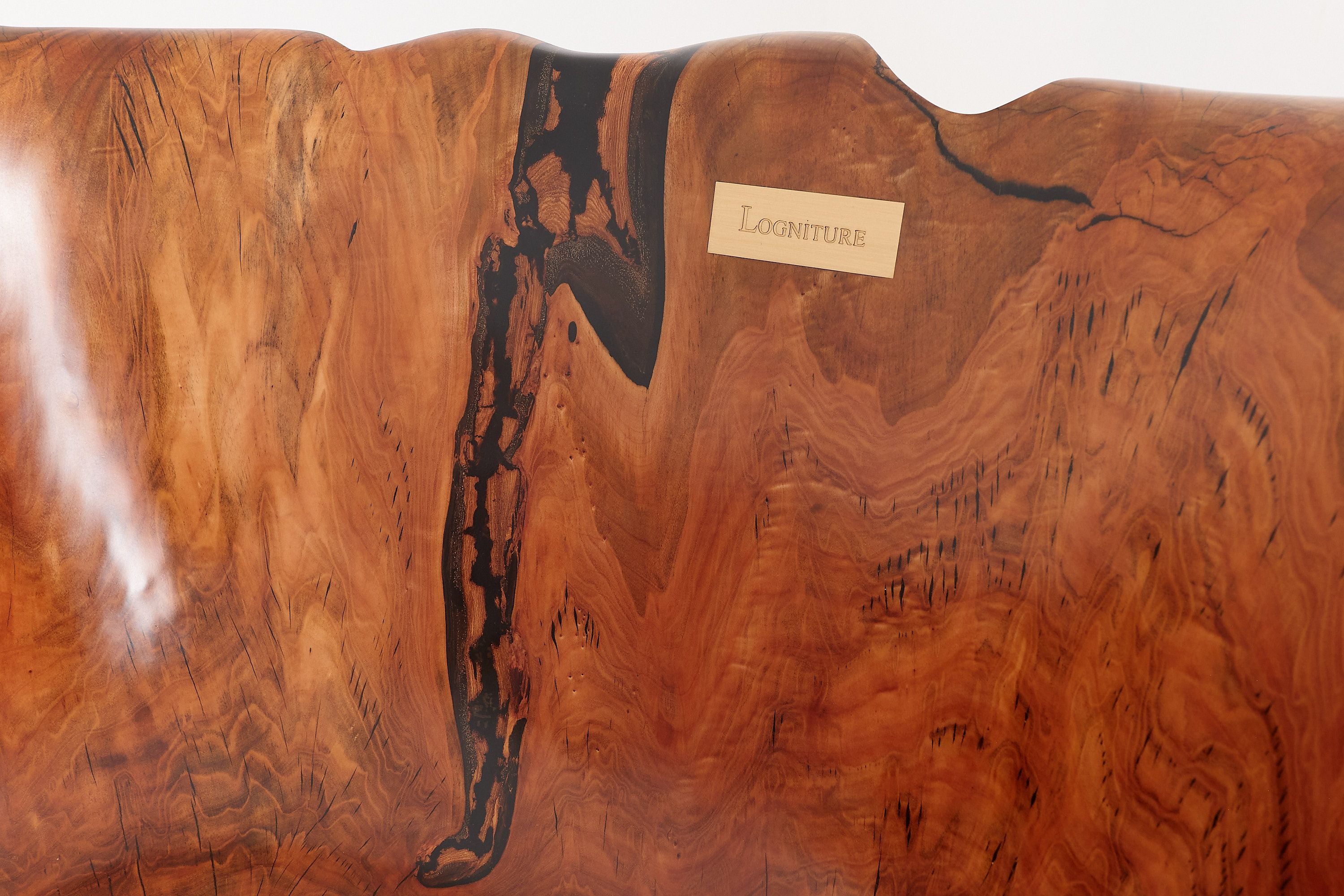 Live Edge Bathtub Carved from Single Piece of Wood, Logniture - image 19