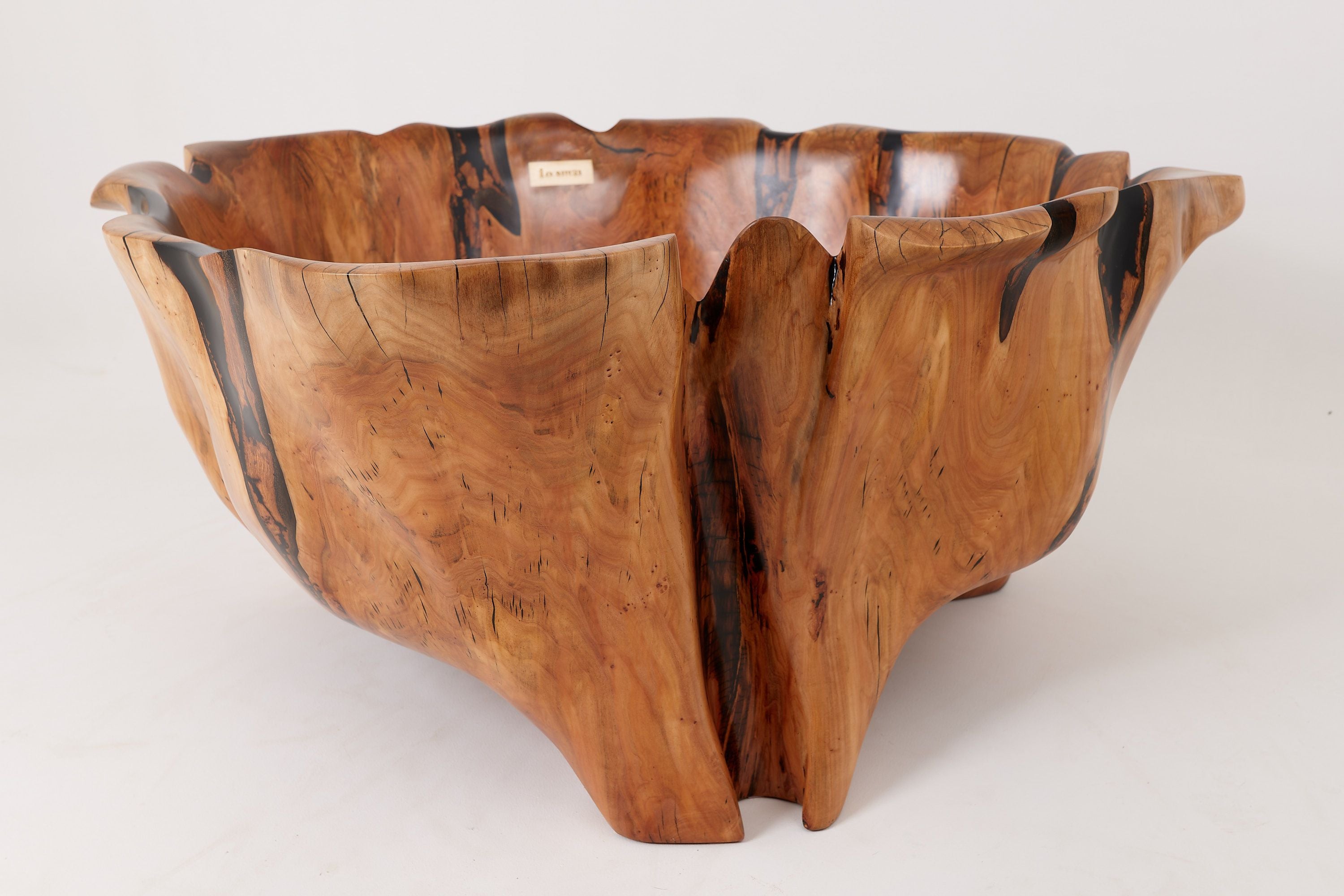 Live Edge Bathtub Carved from Single Piece of Wood, Logniture - image 9