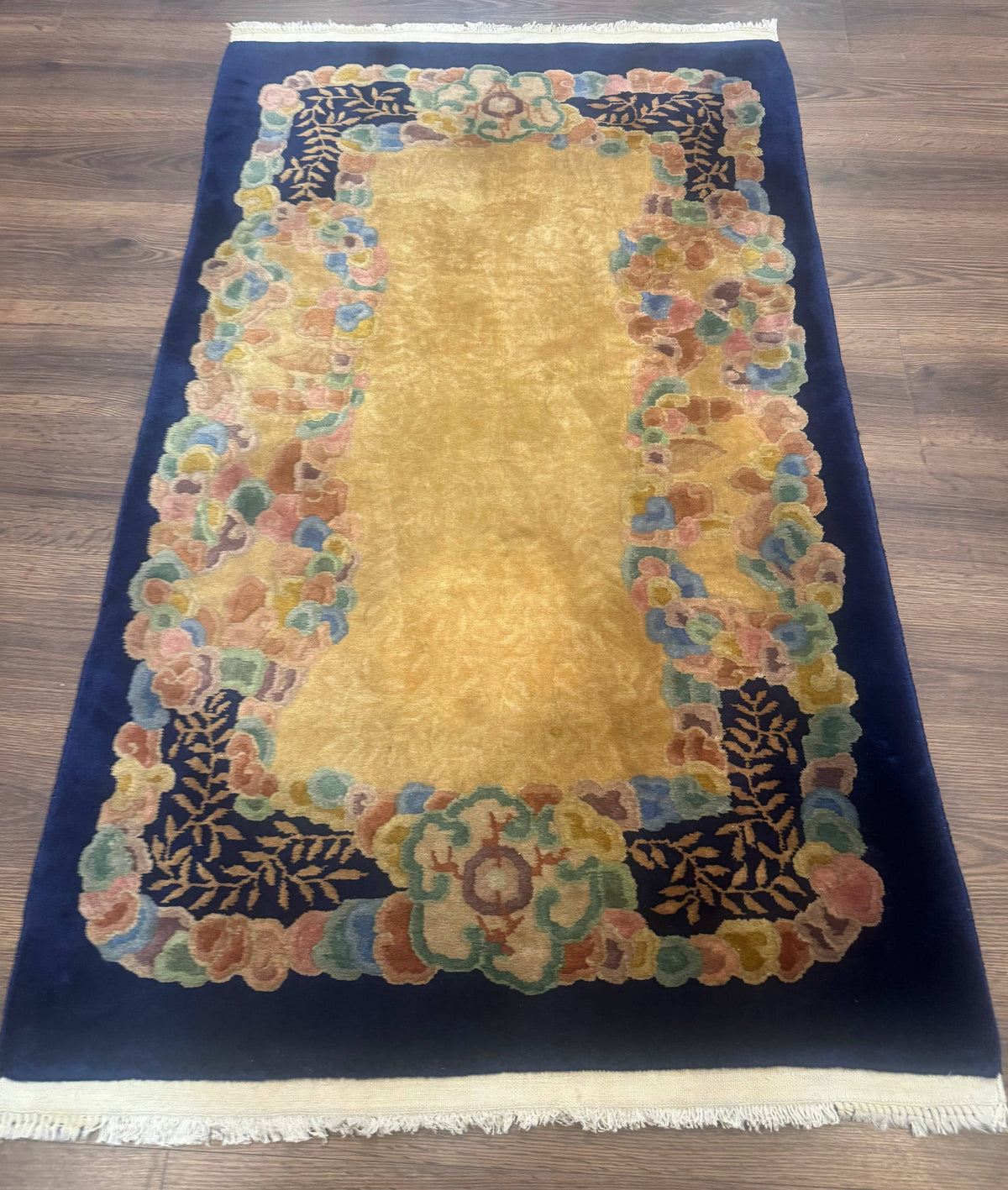 Chinese Wool Rug 3x5, Vintage Carpet, Handmade - Jewel Rugs, view 2