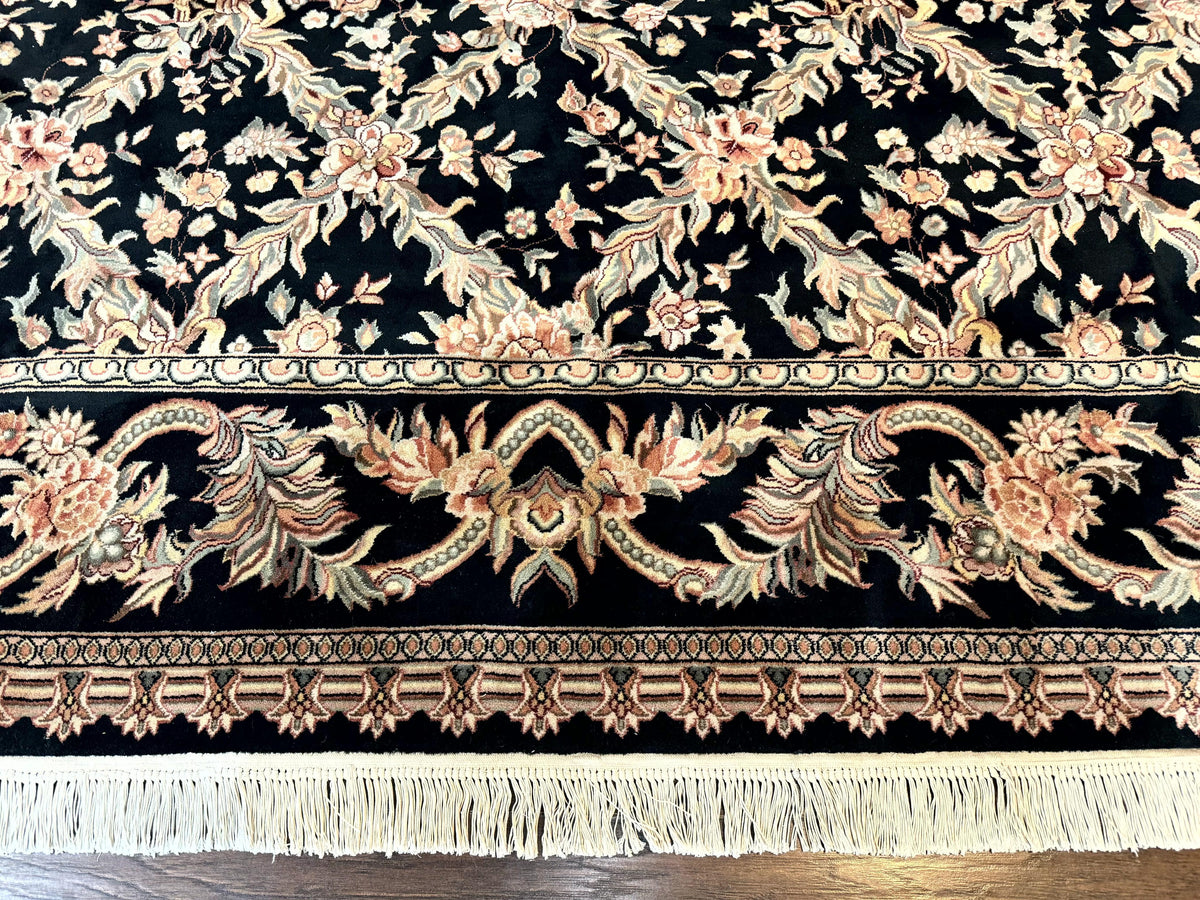 Pak Persian Rug 8x10, Black, Handmade - Jewel Rugs, view 6