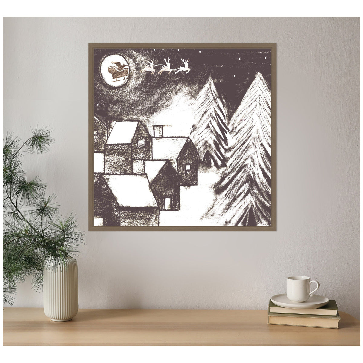 Sylvie Framed Canvas Magical Night by Teju Reval