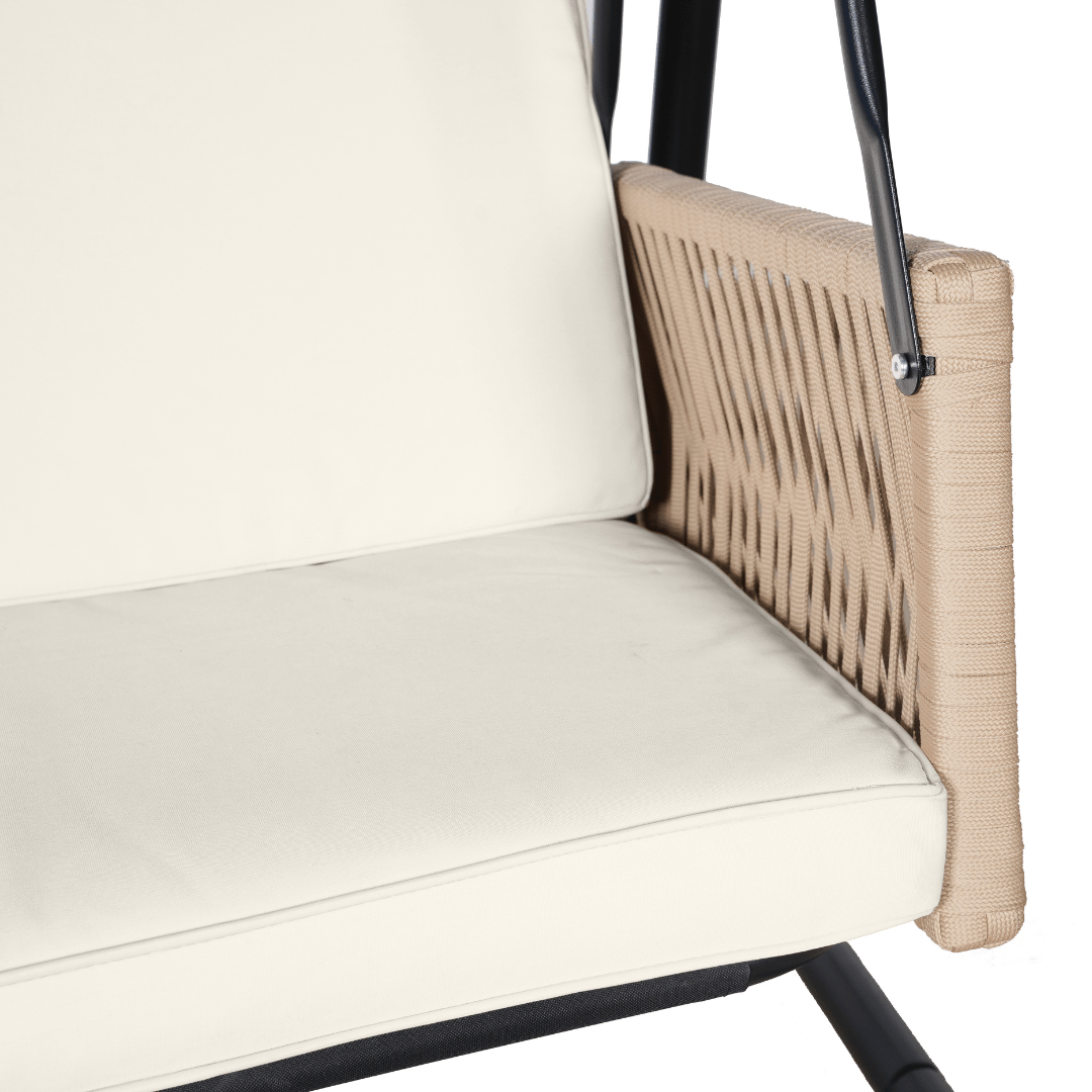 East Green Parker Patio Swing with Canopy Stand