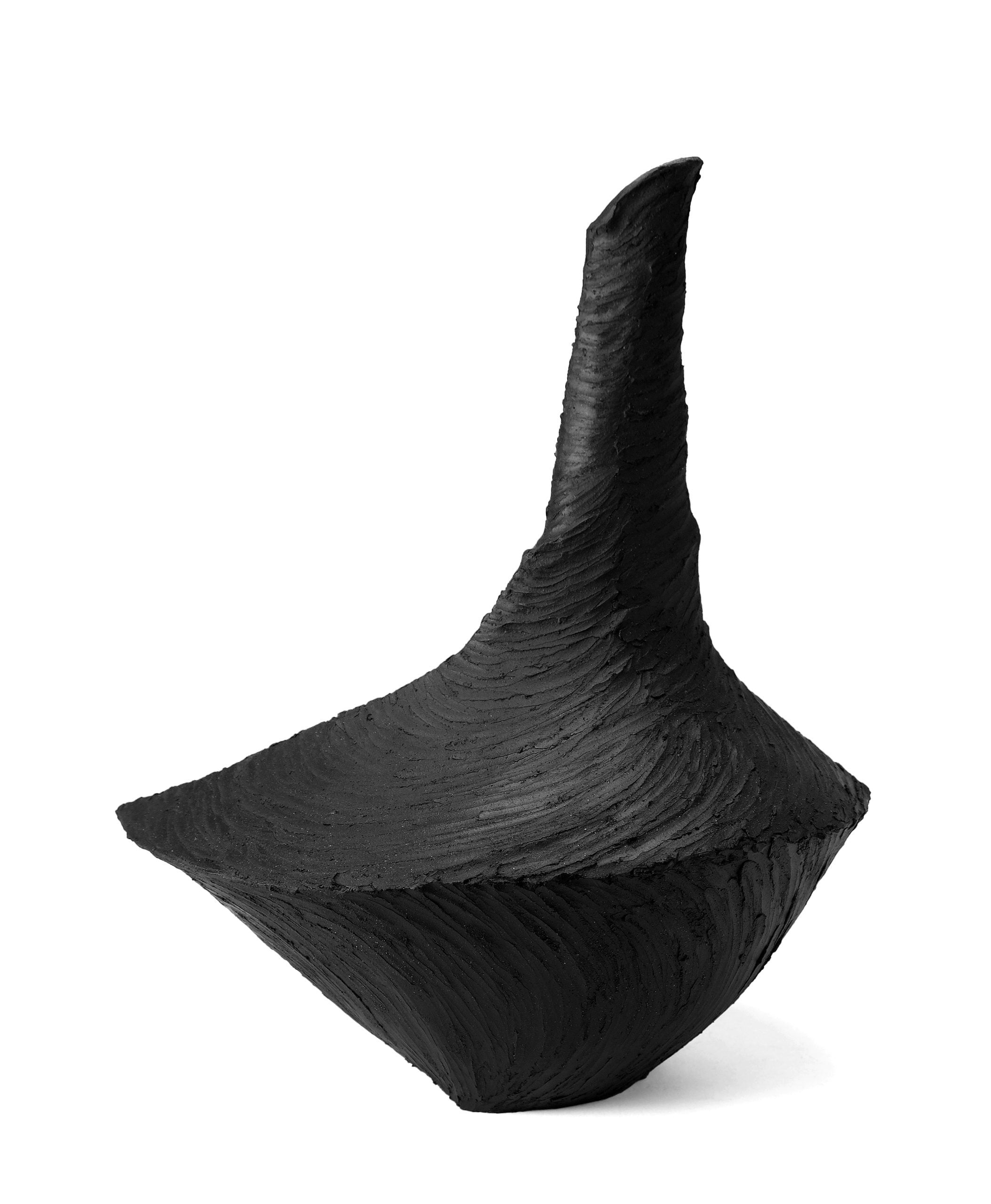 Textured Vessel in Black - No 115 image 2