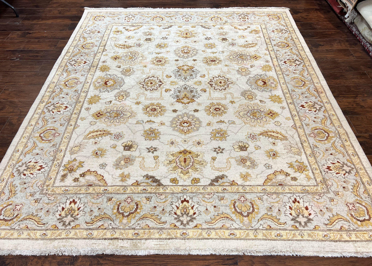 Peshawar Rug 8x10, Oushak Rug, Neutral Colors Hand Knotted Farmhouse Rug - Jewel Rugs, view 2