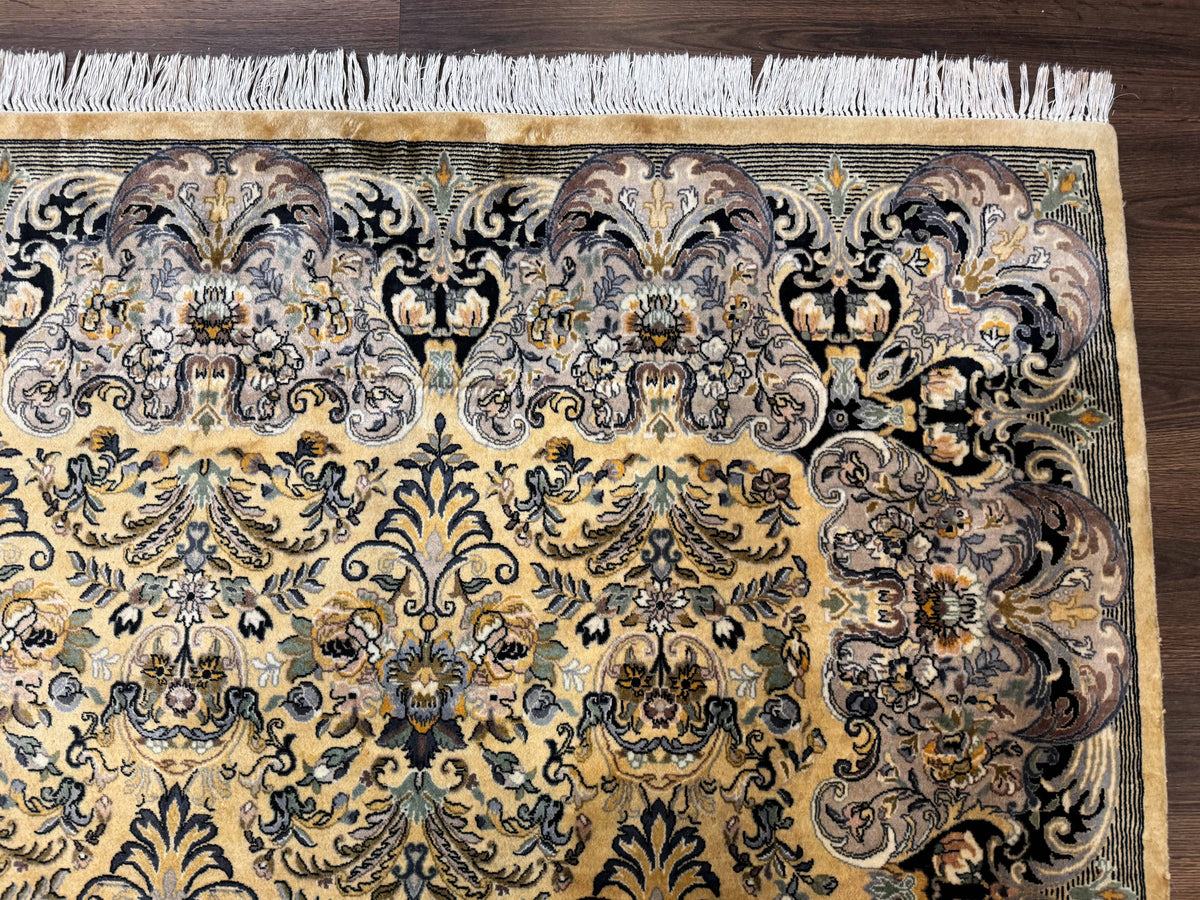 Pak Persian Rug 8x10, Allover Pattern, Fine 225 KPSI, Cream - Jewel Rugs, view 8