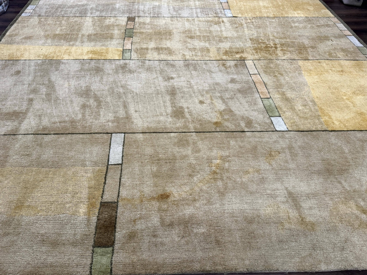 Tufenkian Tibetan Rug 12x16, Handmade Wool Modern Area Rug, Palace Size Carpet - Jewel Rugs, view 6
