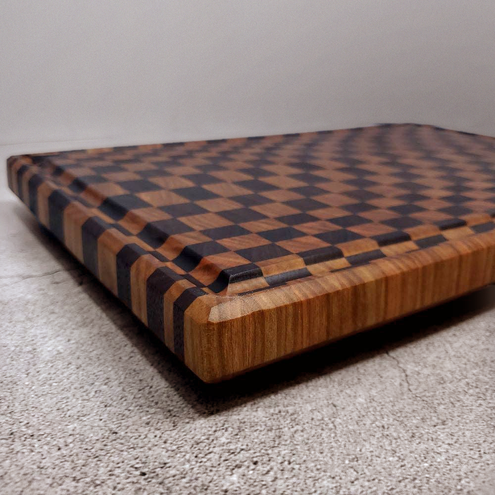 Checkered End Grain Cutting Board