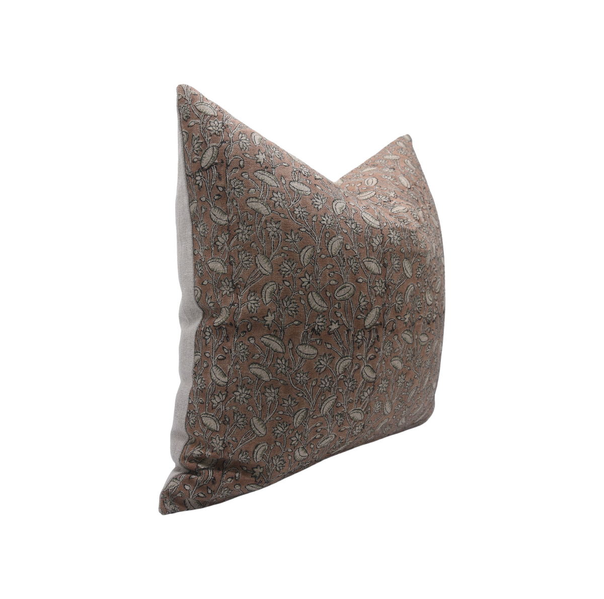 Noelle Block Print Pillow Cover - Source by Studio Skara, view 2
