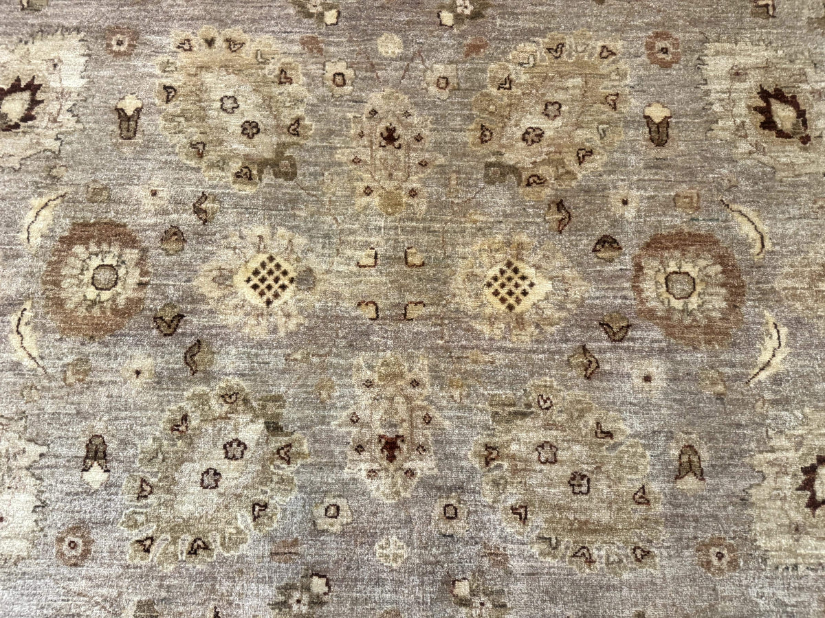 Pakistani Peshawar Rug 8x11, Indo Persian Mahal Carpet, Traditional Wool Oriental Rug - Jewel Rugs, view 5