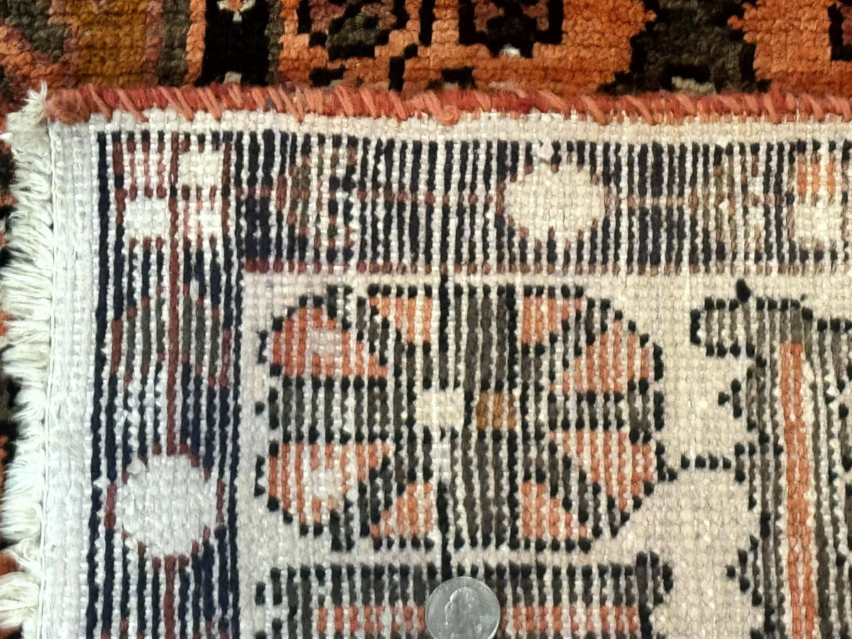 Persian Bakhtiari Tribal Rug 7x10, Panel Design, Semi Antique - Jewel Rugs, view 11
