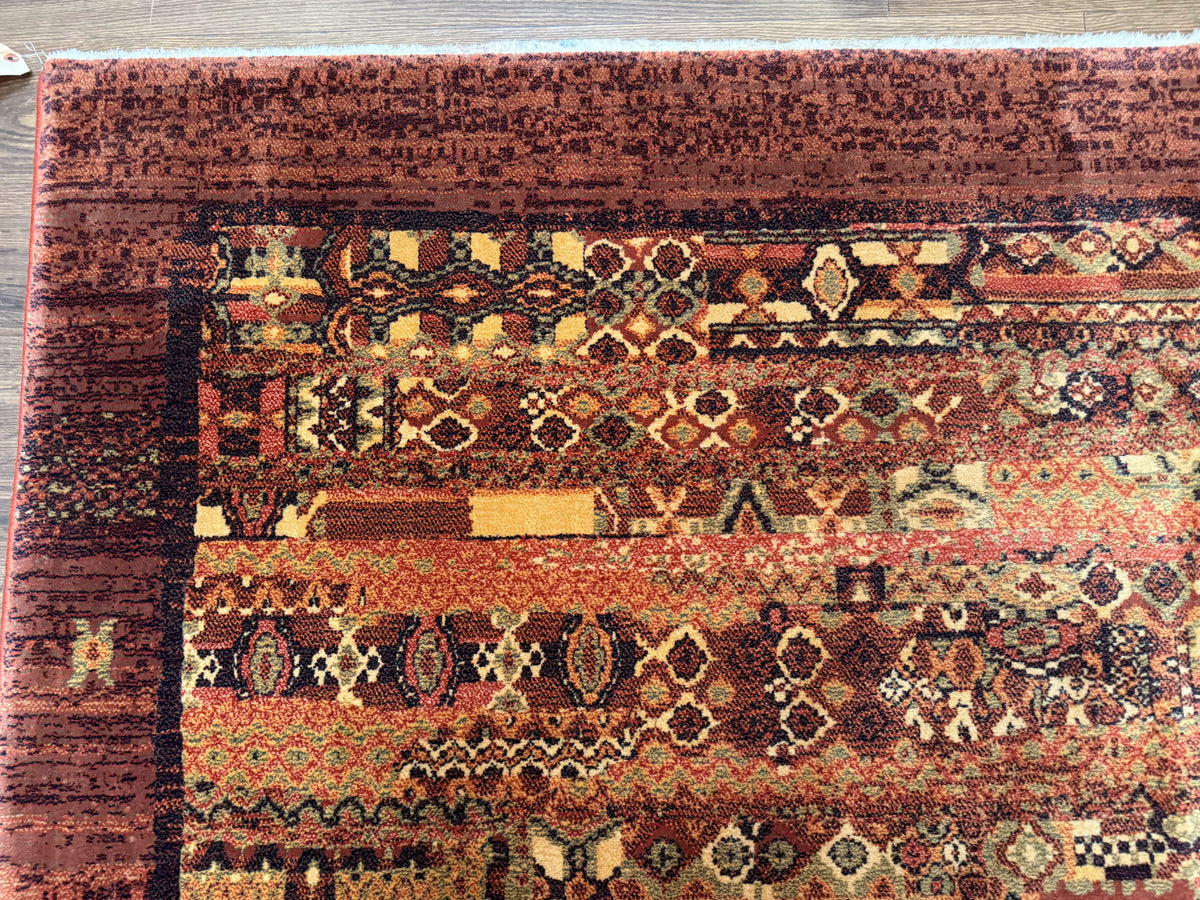 Couristan Rug 8x11 Brown Contemporary Wool Belgium Power Loomed Carpet - Jewel Rugs, view 7