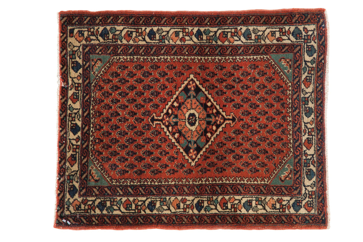 2x2.5 Vintage Engelas Square Rug Mat