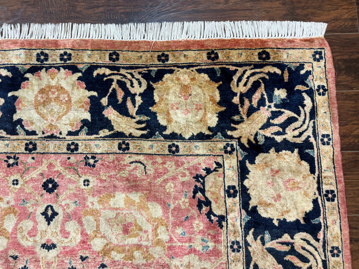 Indian Agra Rug 6x9, Allover Pattern, Traditional Wool Oriental Carpet - Jewel Rugs, view 8