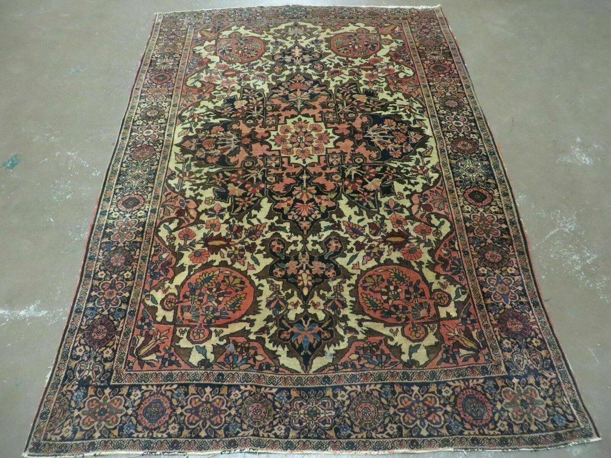 4' X 6' Antique Ultra Fine Handmade India Floral Oriental Wool Rug Carpet Nice - Jewel Rugs, view 2