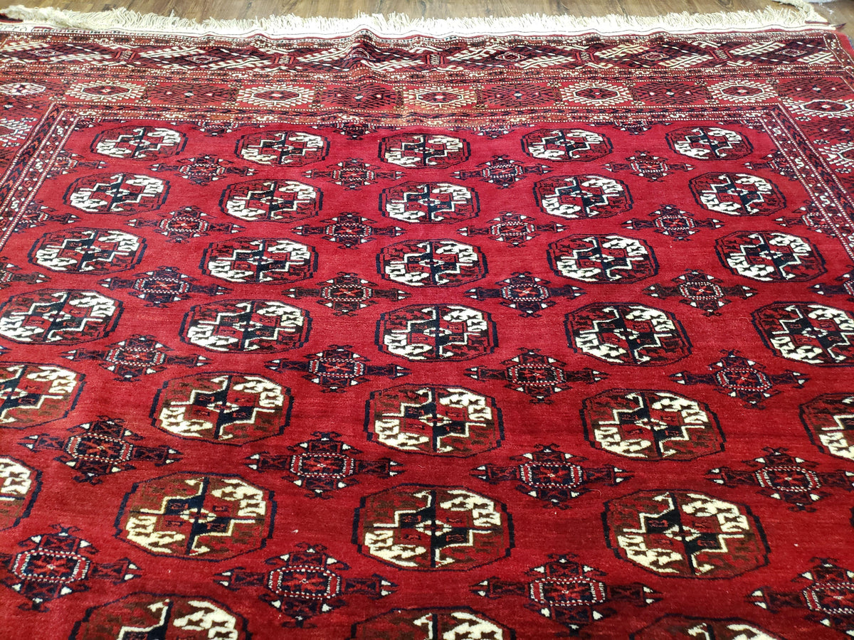 Persian Turkoman Rug 8 x 12.5 - Jewel Rugs, view 4