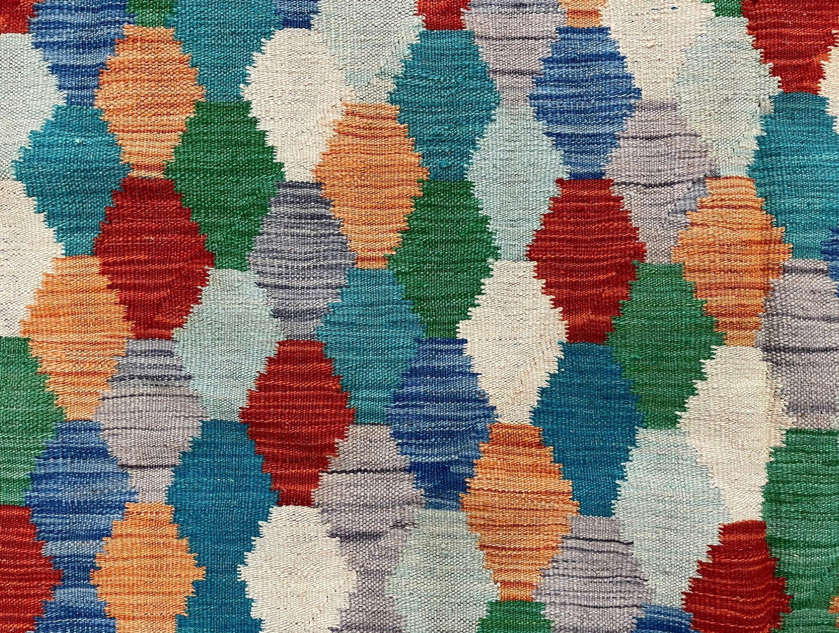 6.5 x 9.5 Colorful Chobi Kilim Rug 6 x 9 Multicolor Turkish Kilim Rug 7x10 Chobi Kilim Rug Playroom Rug Wool Kilim Rug 6x9 New Tribal Kilim - Jewel Rugs, view 6