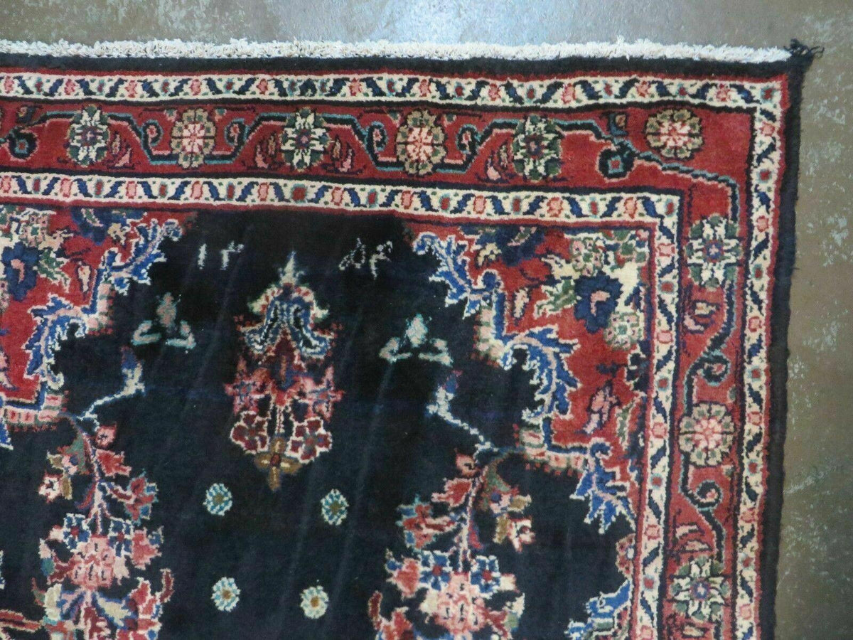Persian Runner Rug 4x11, Navy Blue Antique Lilihan Runner - Jewel Rugs, view 8