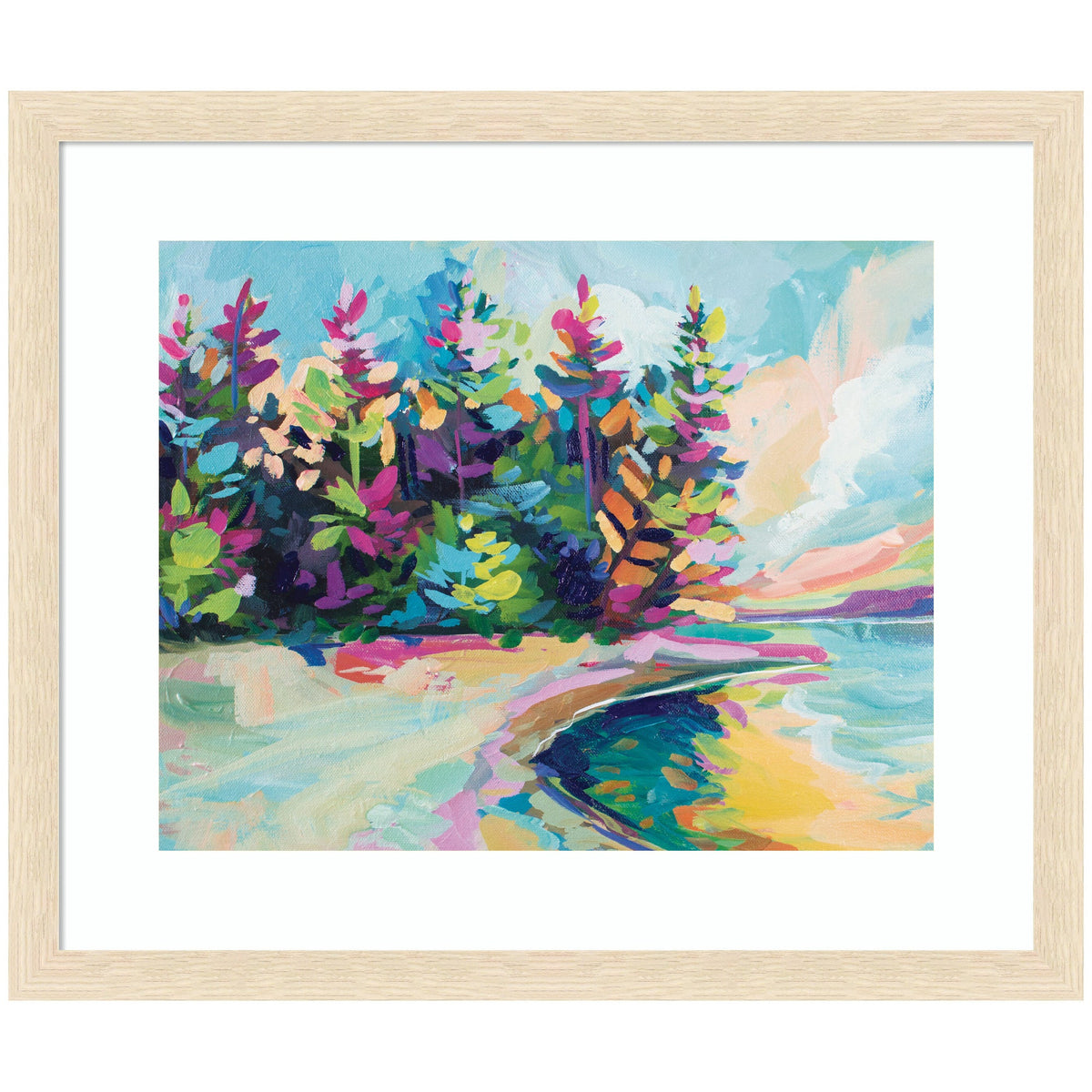 Framed Art Saturday In Door County by Rachel Christopoulous