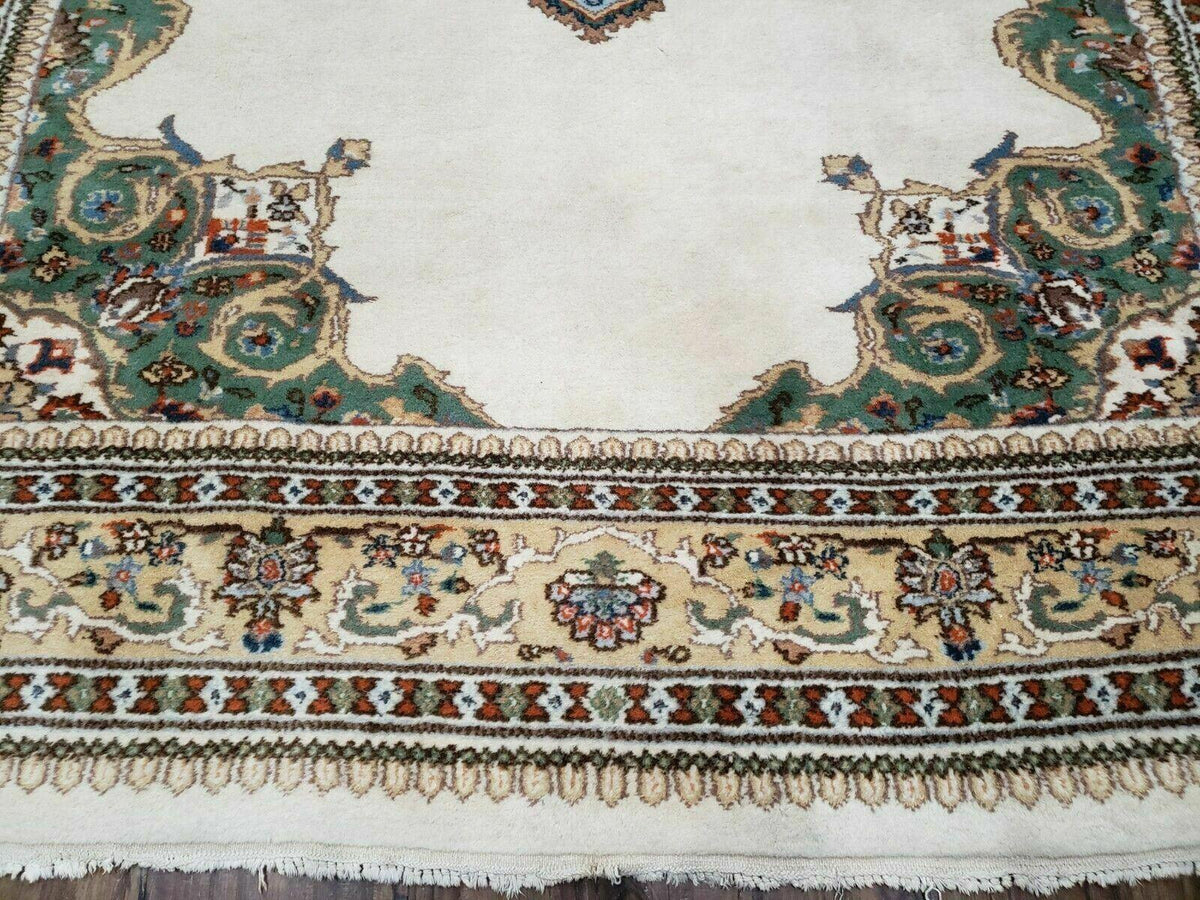 6' X 9' Vintage Handmade India Open Field Tribal Wool Rug Carpet Medallion Nice - Jewel Rugs, view 6