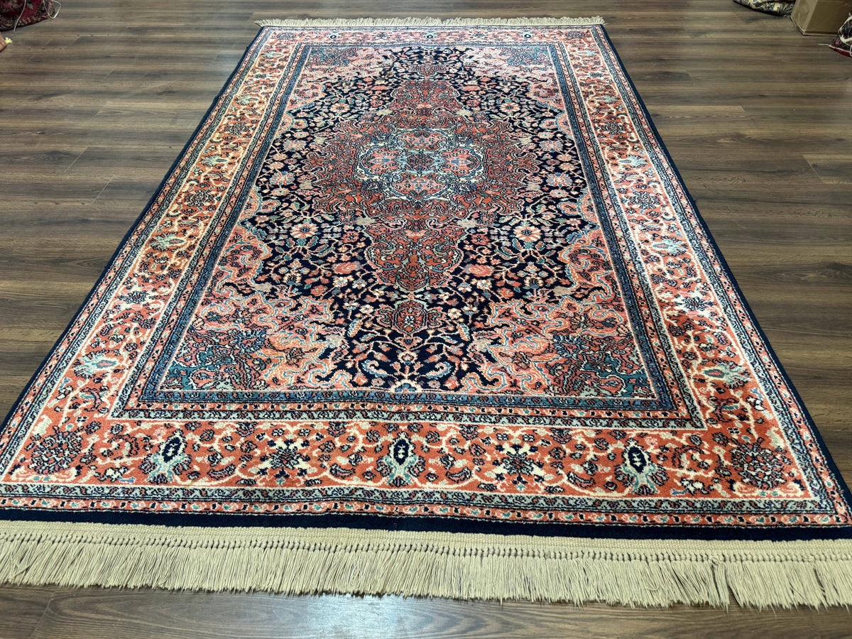 Karastan Rug 5.9 x 9, Kashan Medallion #741, Original Collection 700 Series, Discontinued, Wool Pile - Jewel Rugs, view 2