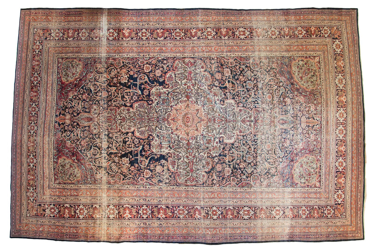 10.5x16.5 Antique Kermanshah Carpet
