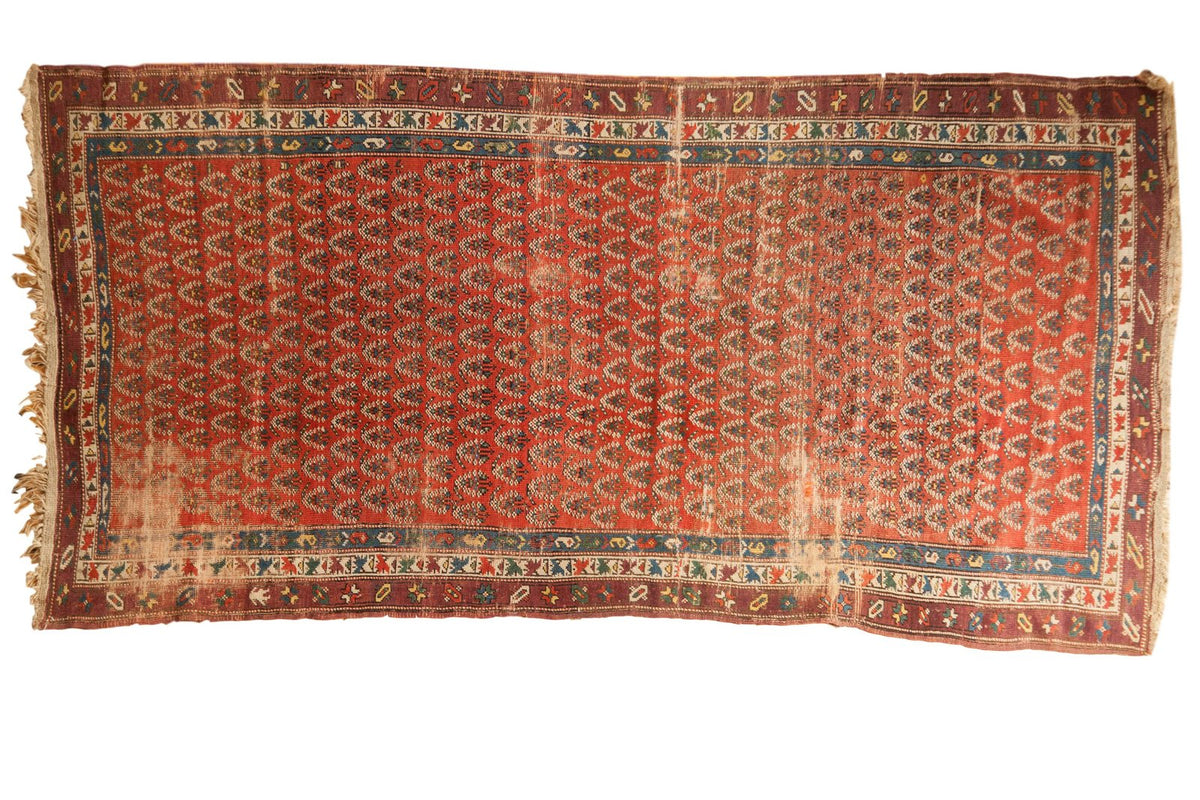 4x8 Antique Caucasian Rug Runner