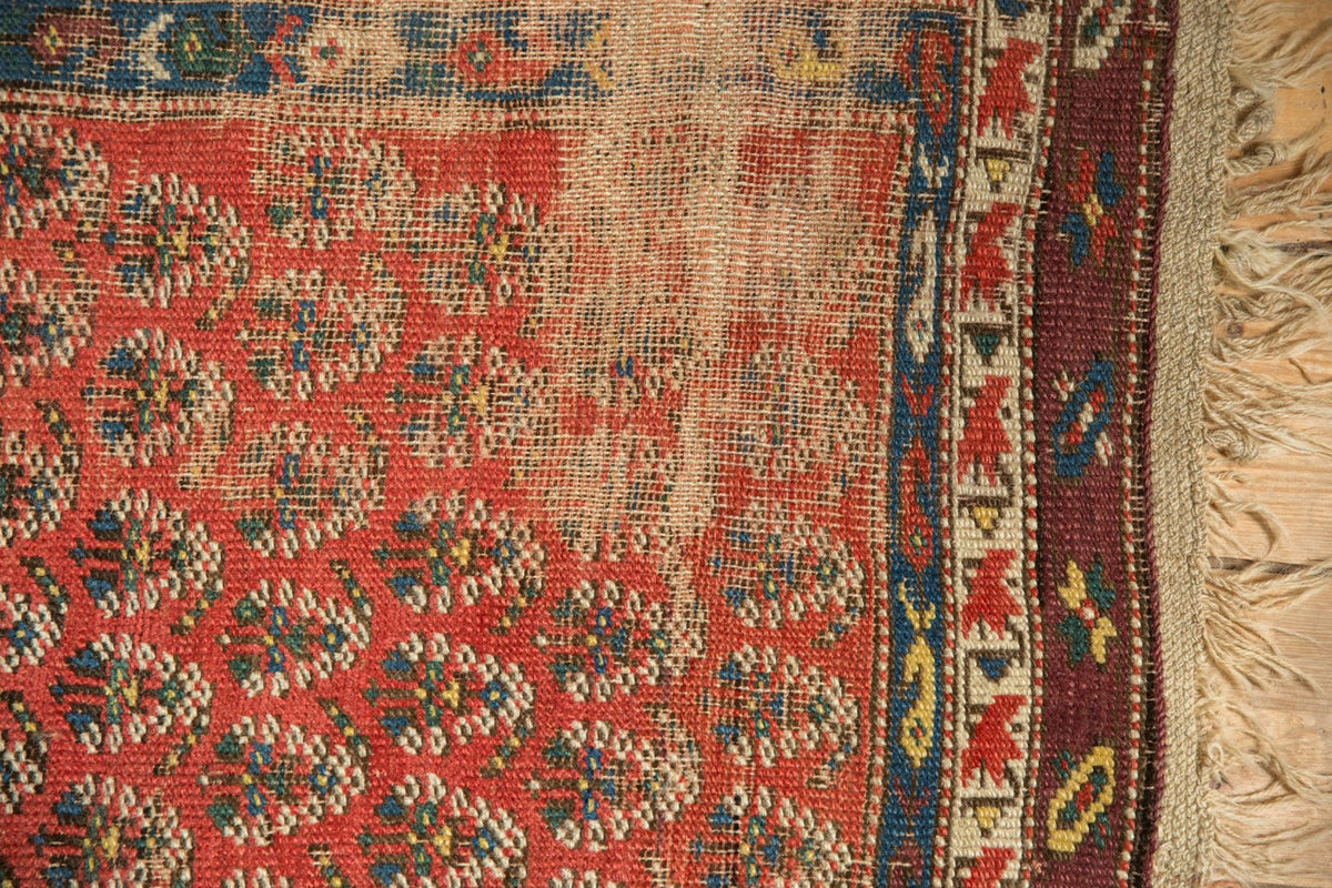 4x8 Antique Caucasian Rug Runner