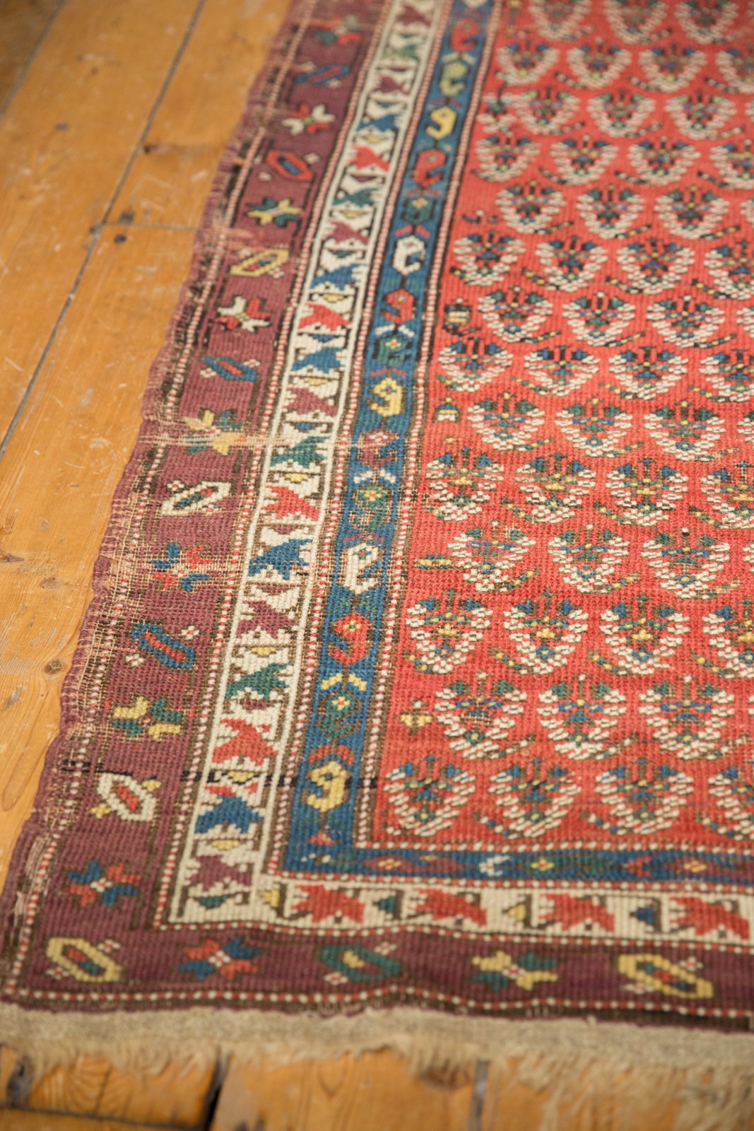 4x8 Antique Caucasian Rug Runner