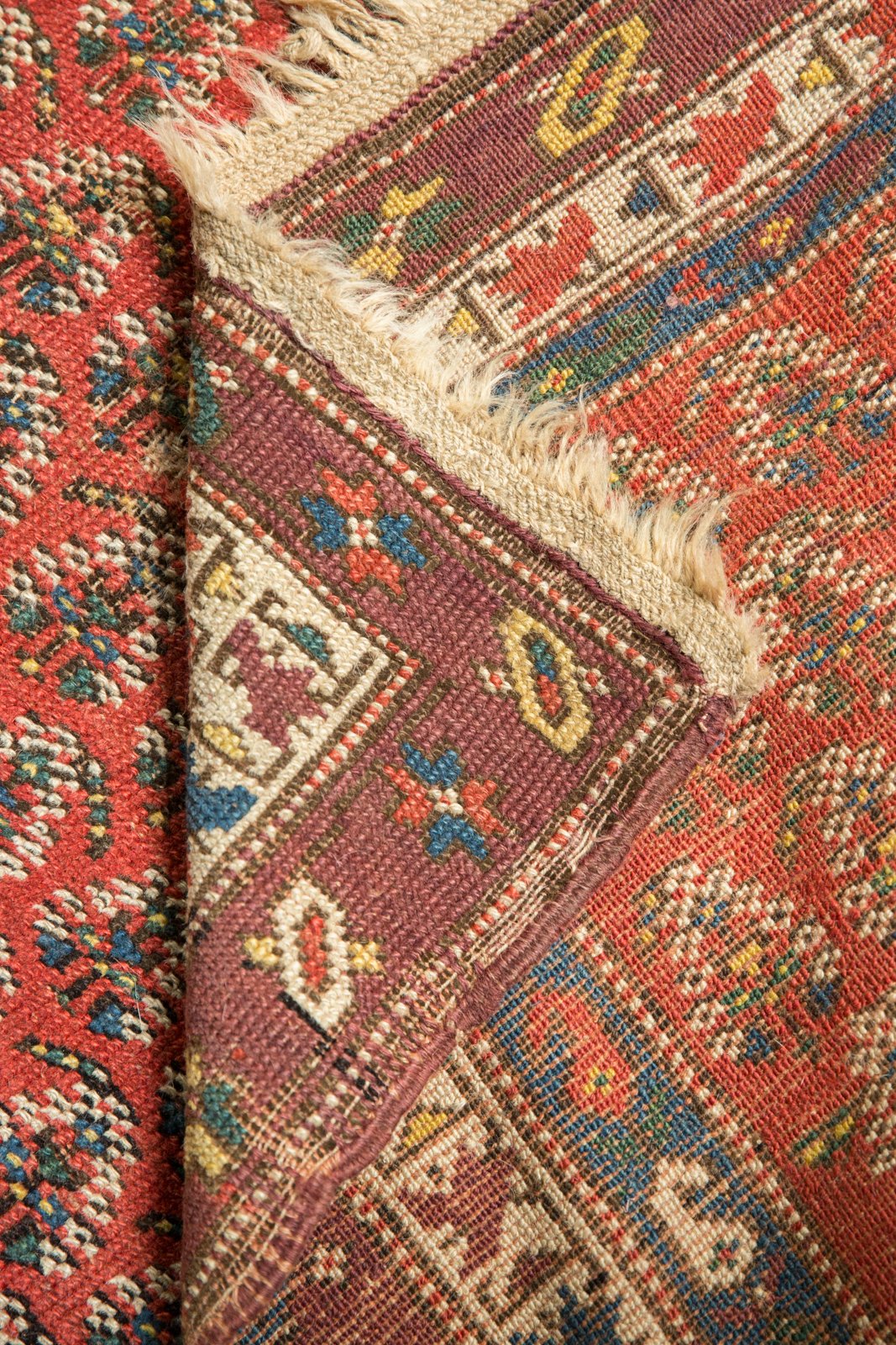 4x8 Antique Caucasian Rug Runner