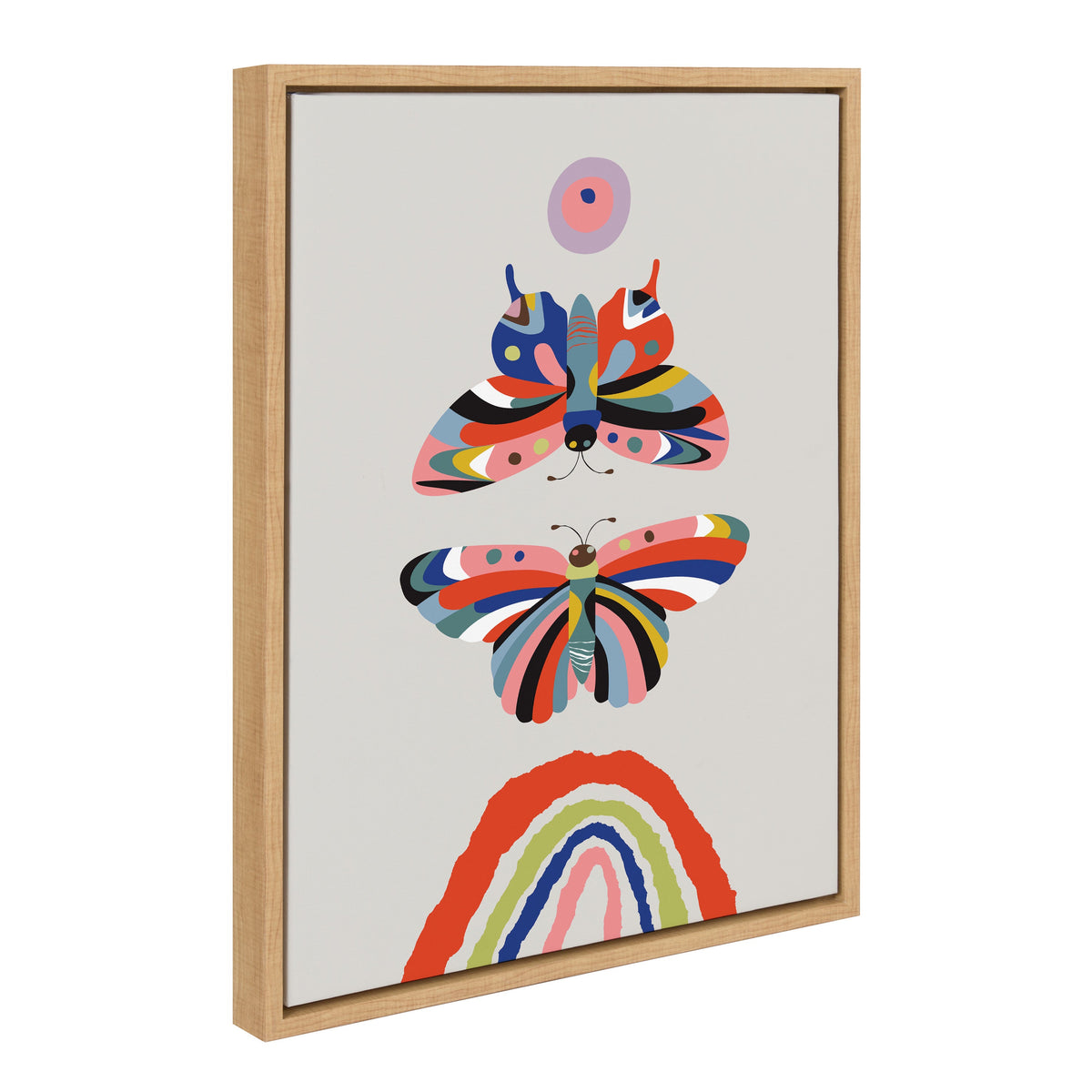 Sylvie Butterflies Framed Canvas by Rachel Lee of My Dream Wall