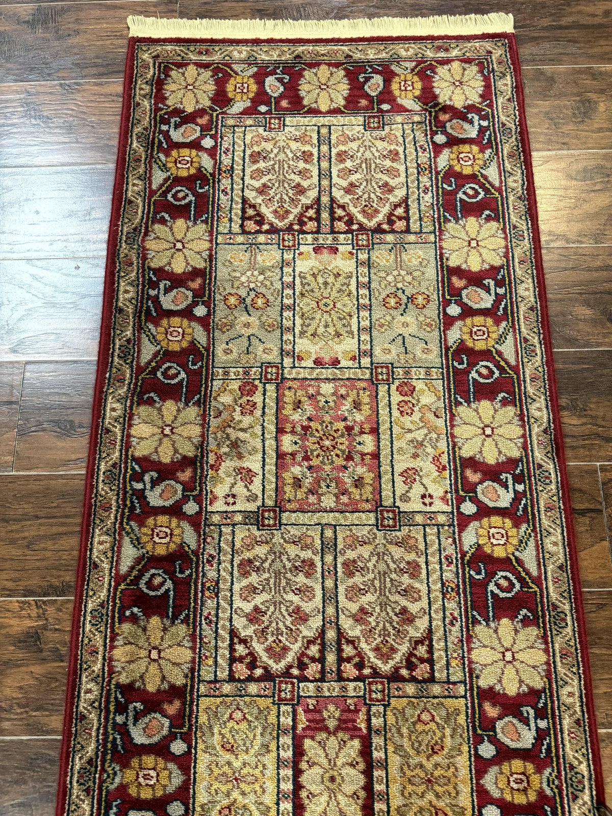 Karastan Runner Rug 2.6 x 8.6, Antique Legends Bakhtiari 2200, Vintage Wool Karastan Runner Rug, Panel Design - Jewel Rugs, view 5