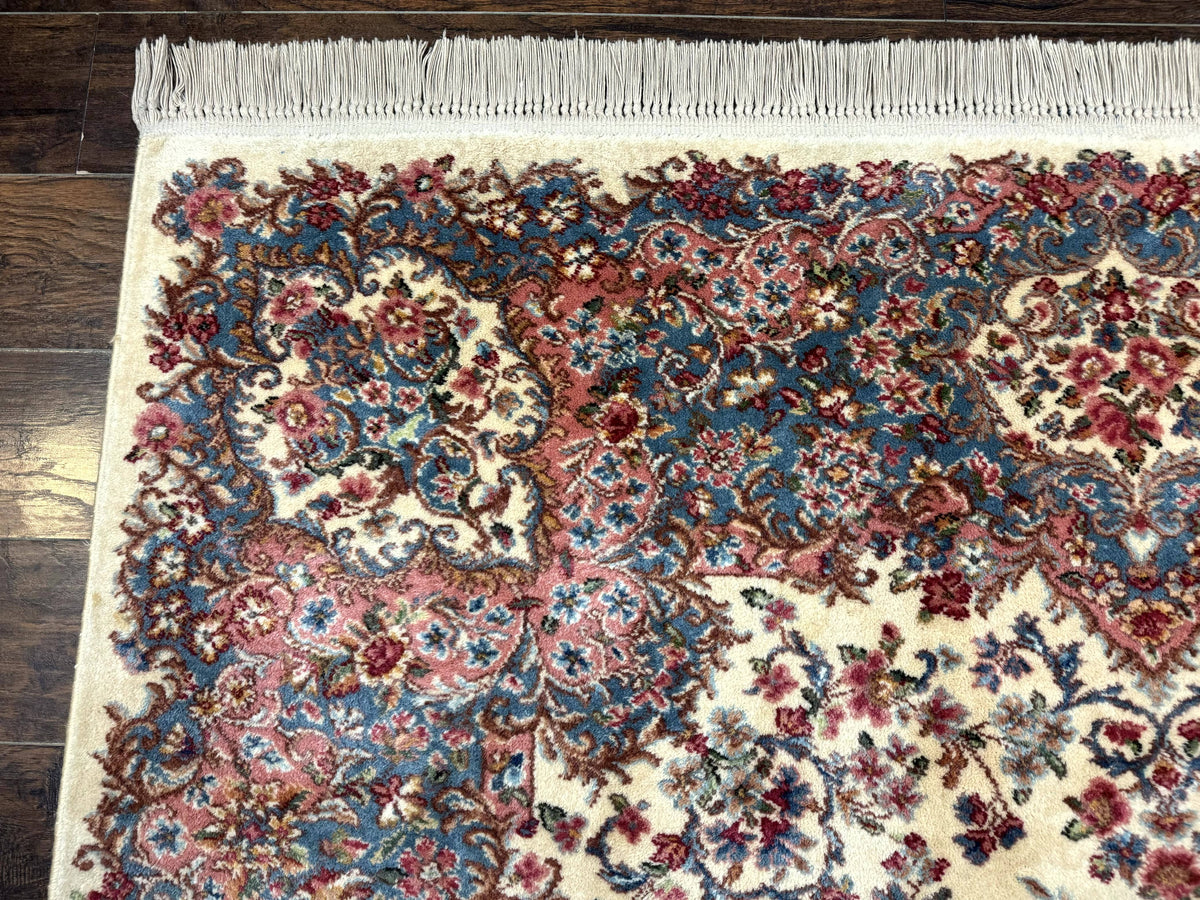 Karastan Rug 8.8 x 12 Ivory Kirman #788, Original 700 Series, Wool Karastan Carpet, Karastan Area Rug, Vintage Karastan, Living Room Rug - Jewel Rugs, view 6