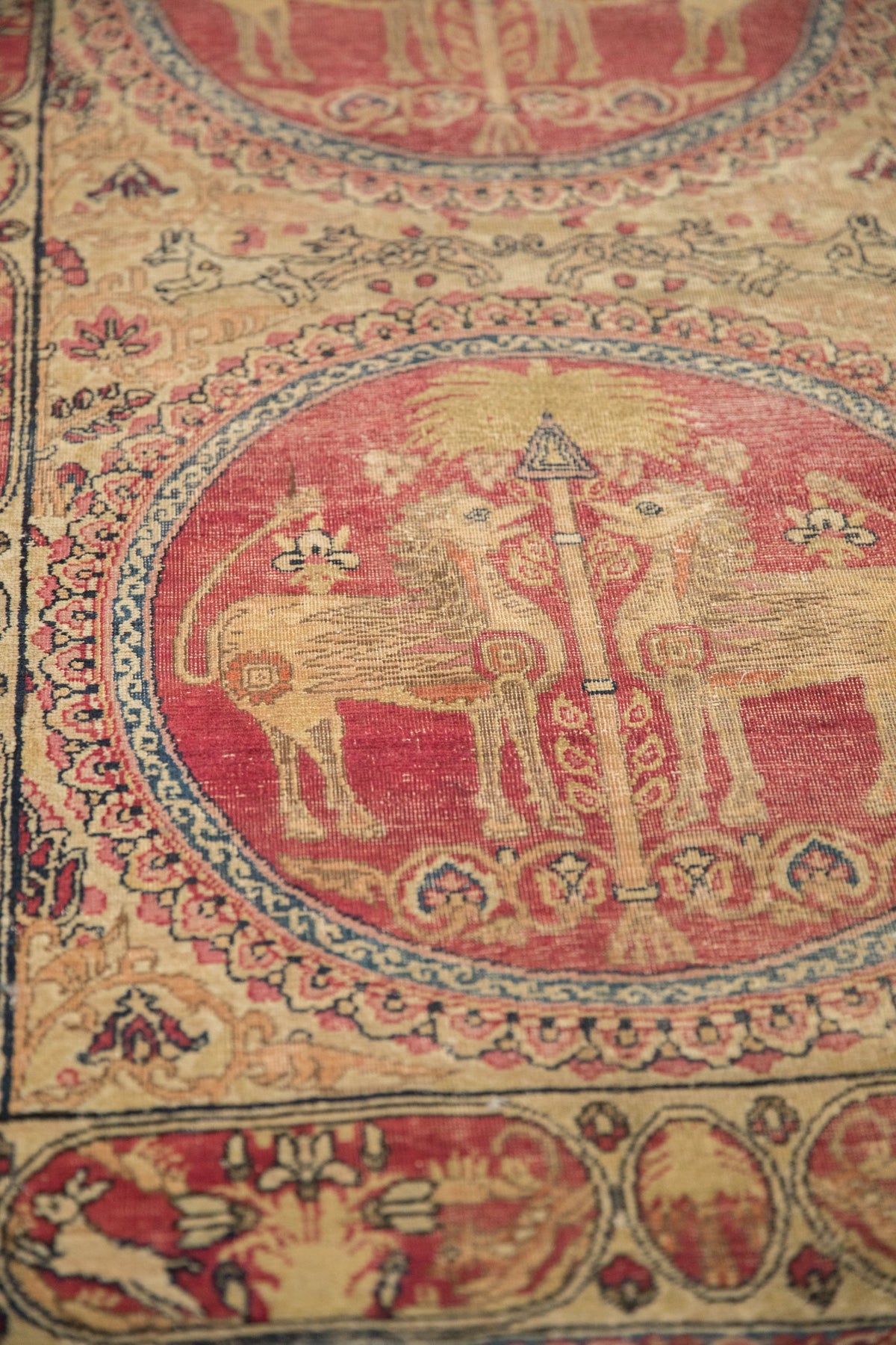 3x11.5 Antique Kerman Rug Runner