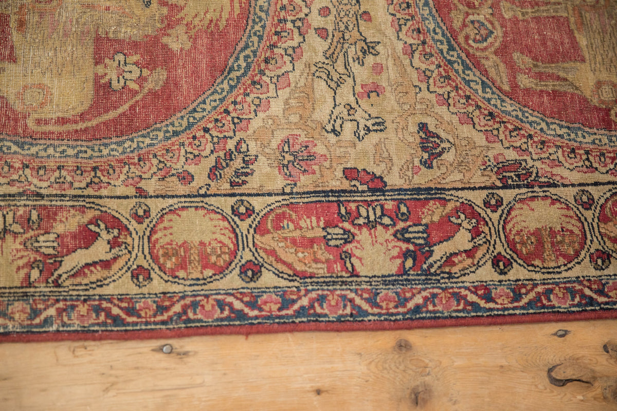 3x11.5 Antique Kerman Rug Runner