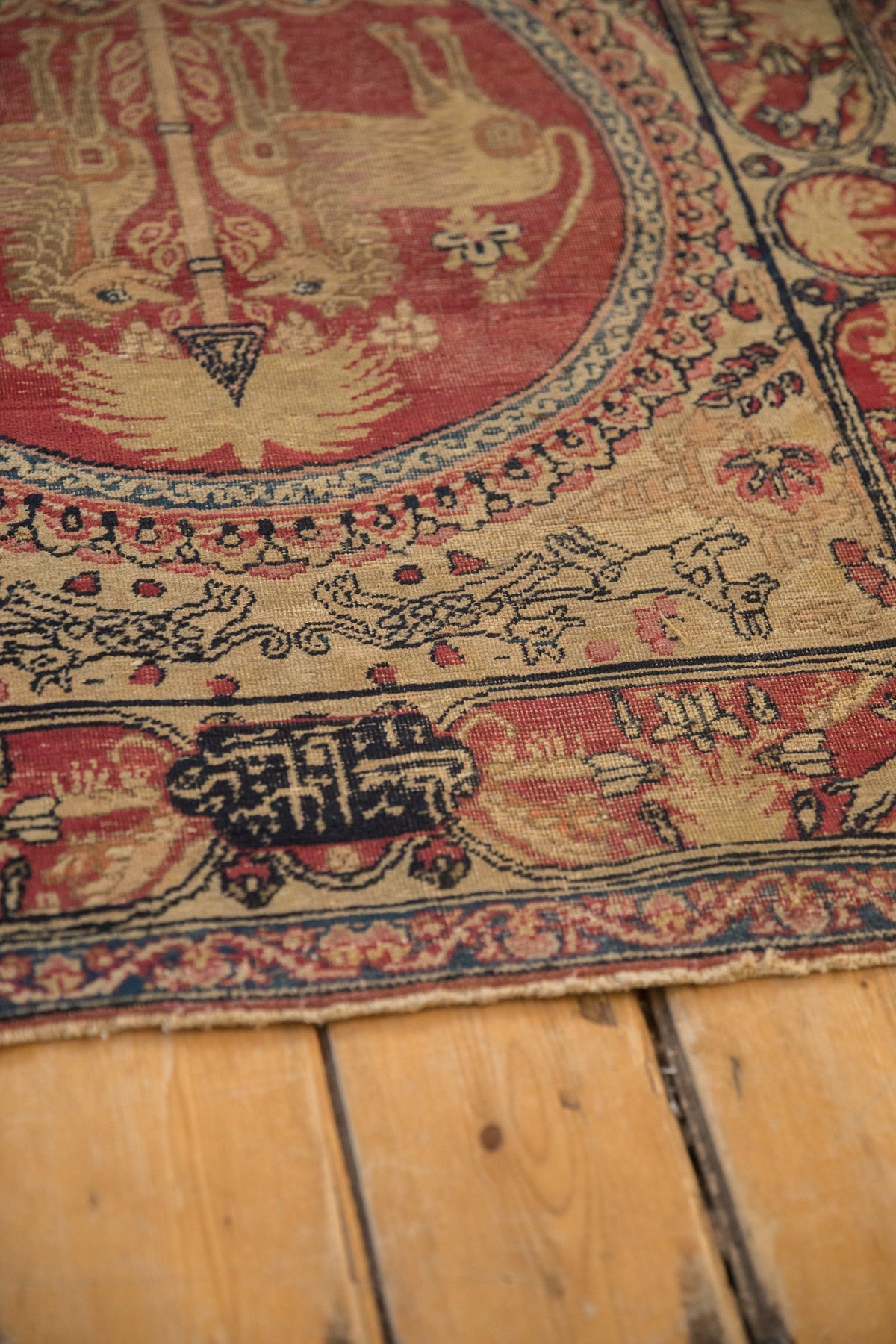 3x11.5 Antique Kerman Rug Runner