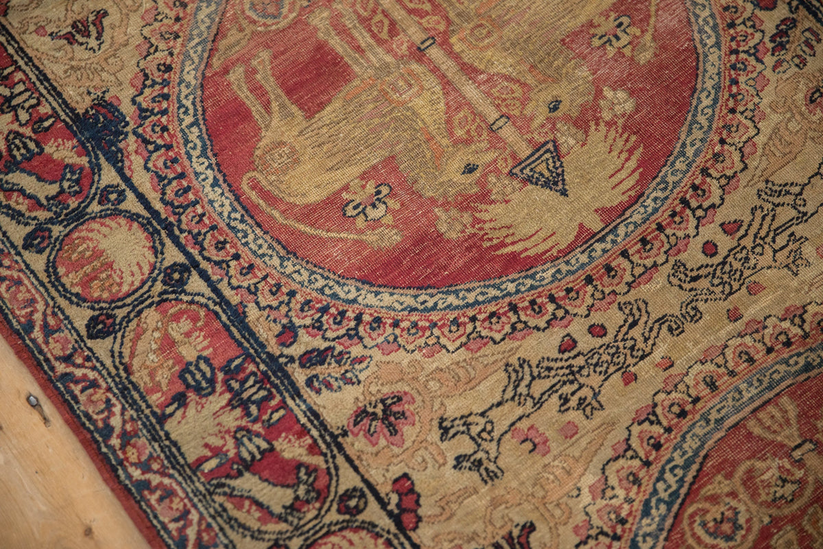 3x11.5 Antique Kerman Rug Runner