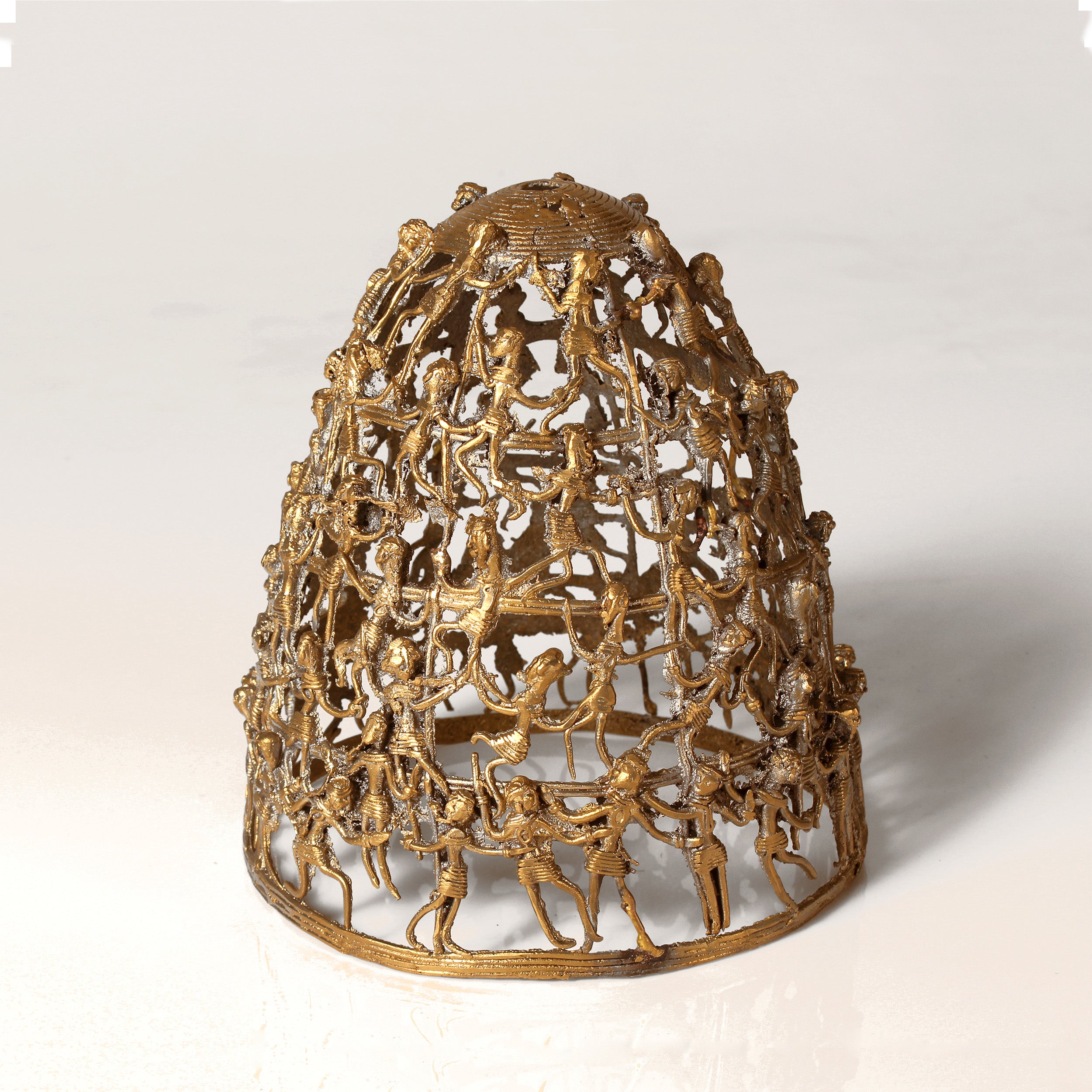 Tribal Brass Lamp image 1