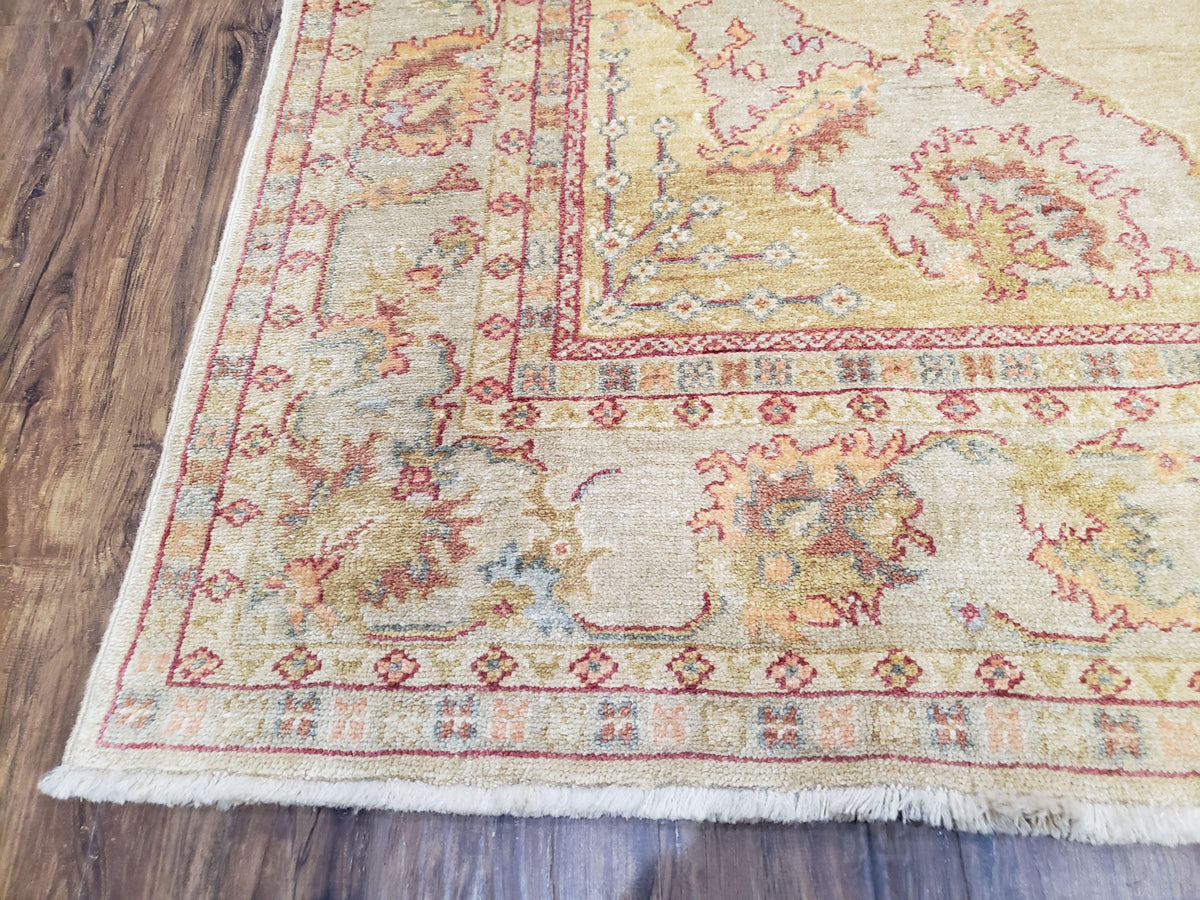6x9 Turkish Oushak Rug, Wool Rug, Hand Knotted - Jewel Rugs, view 9
