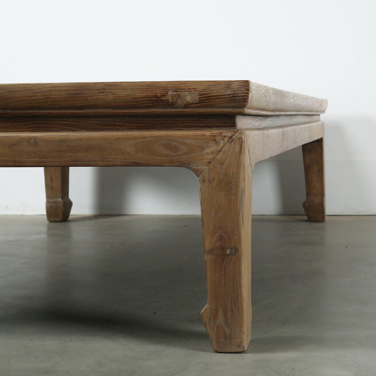 Approx. 92 Inches Wide 47 Inches Deep Vintage Extra Large Coffee Table Weathered Natural